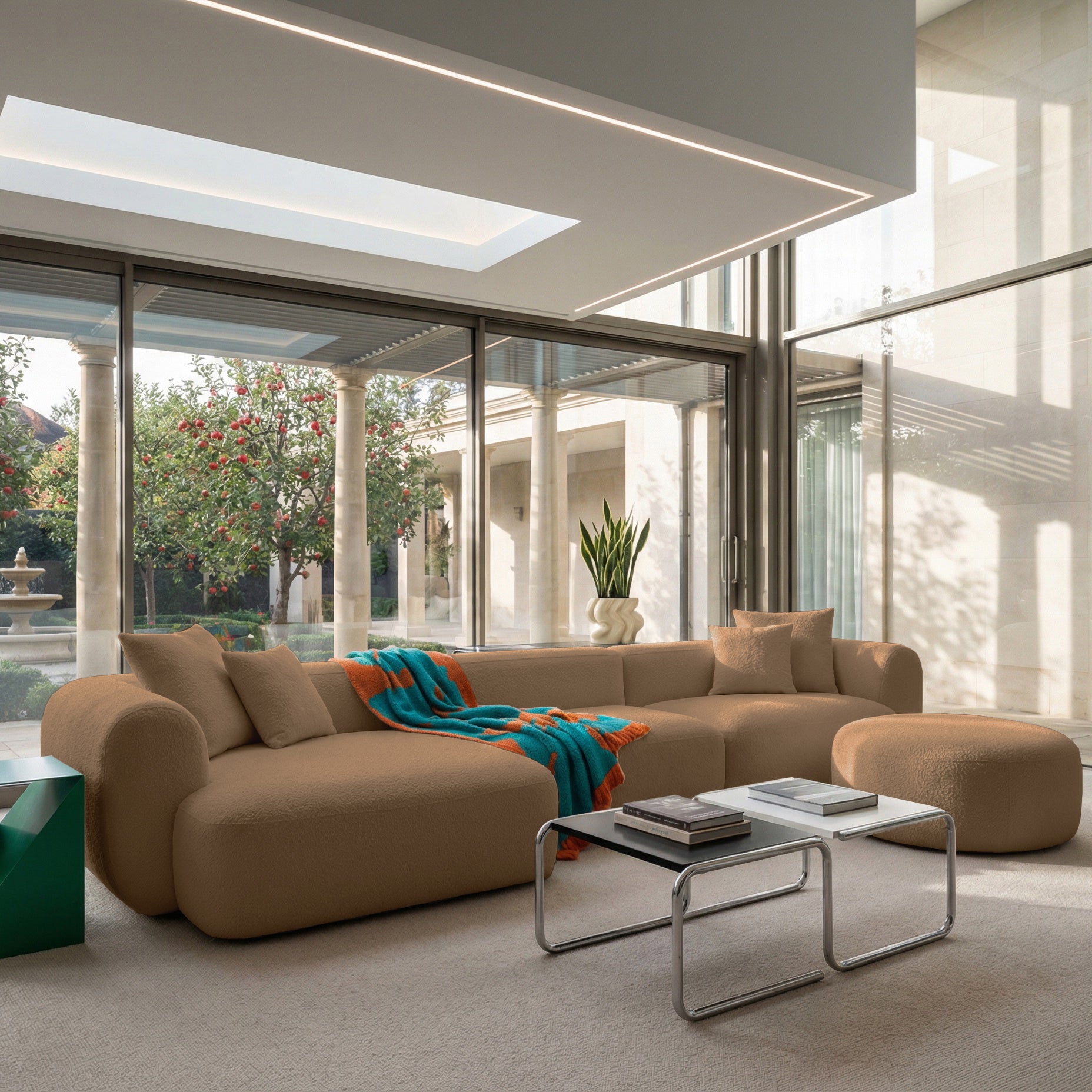 selsey-baomi-gro-es-l-f-rmiges-modulares-ecksofa-mit-pouf-links-senffarbenes-che image 2