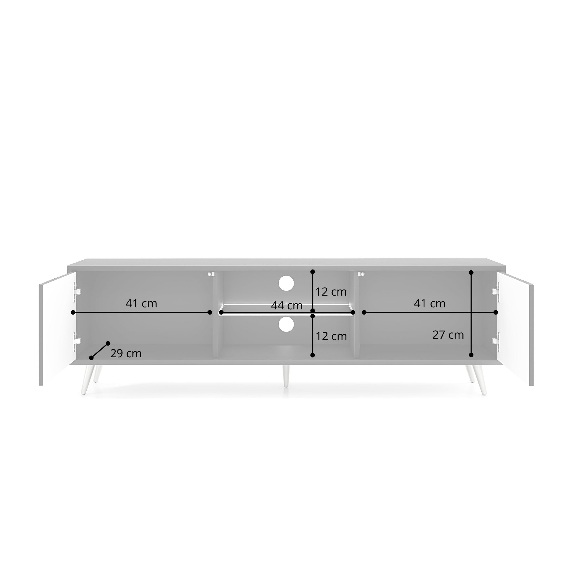 selsey-bello-tv-schrank-135-cm-schwarz-wotan-eiche-mit-lamellenfront-und-led image 5