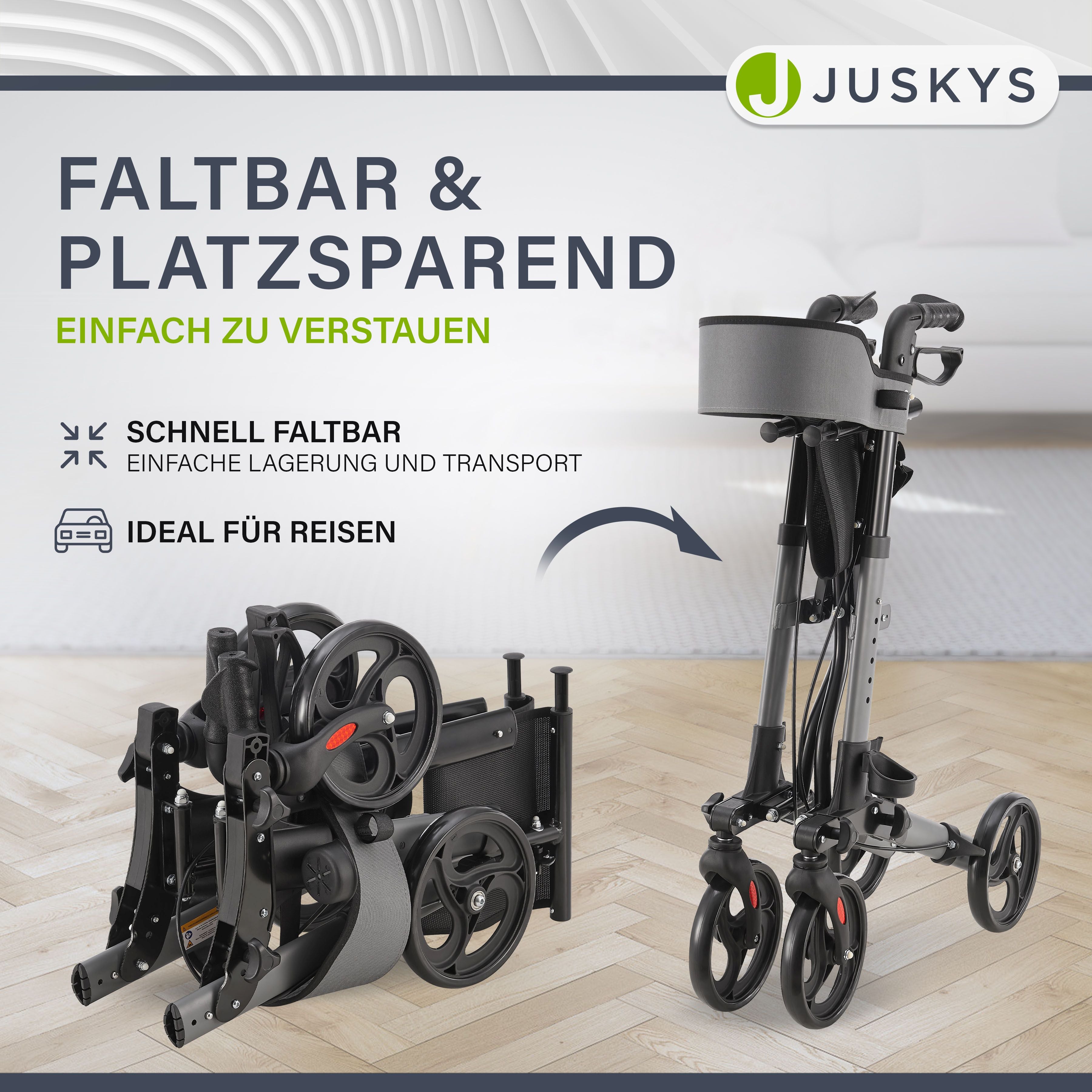 juskys-aluminium-rollator-vital-mit-sitz-klappbar-schwarz image 3