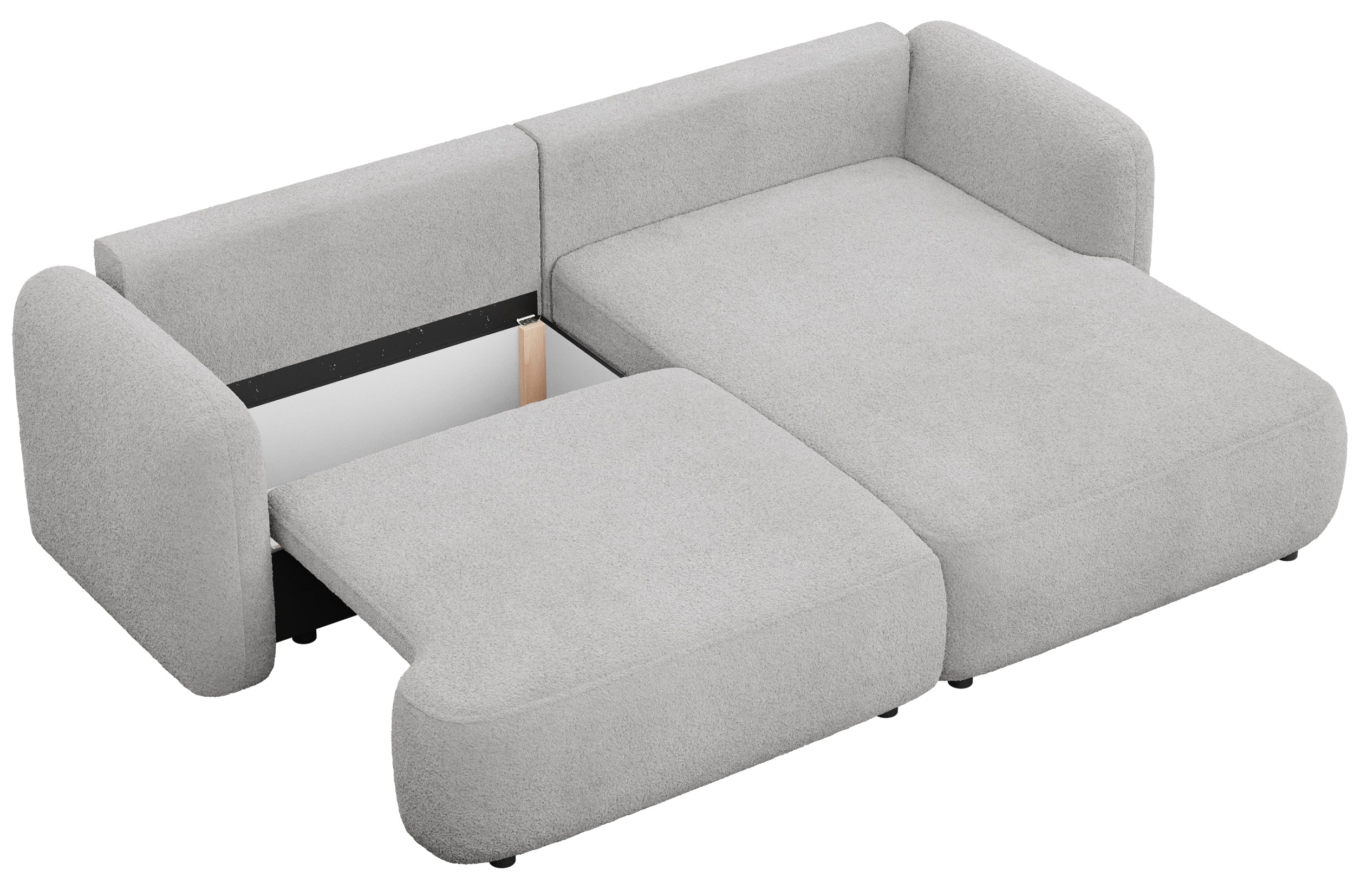 selsey-tvoya-ecksofa-mit-schlaffunktion-l-form-rechts-hellgrauer-boucl-stoff image 4