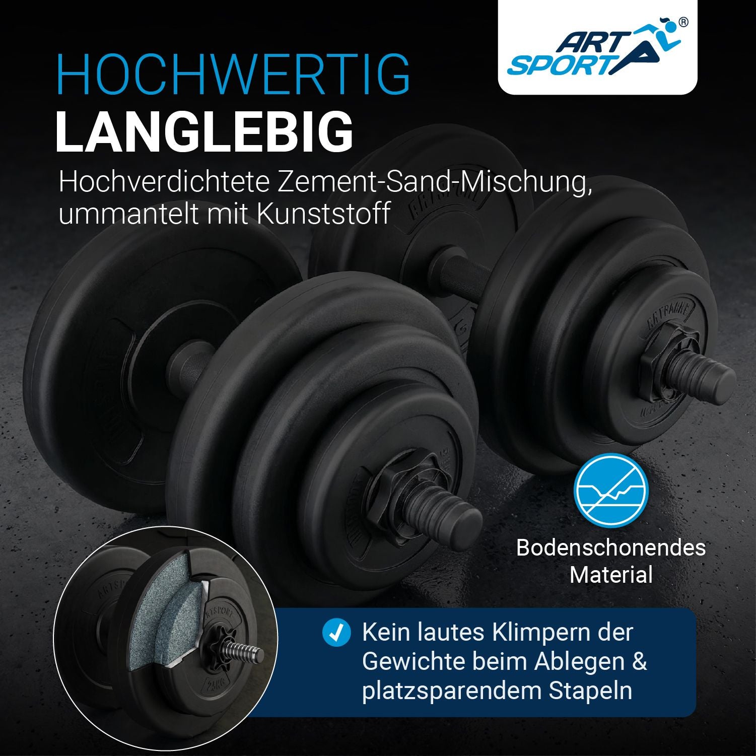 artsport-kurzhantelset-20-kg-2-hantelstangen-mit-12-gewichtsscheiben image 7