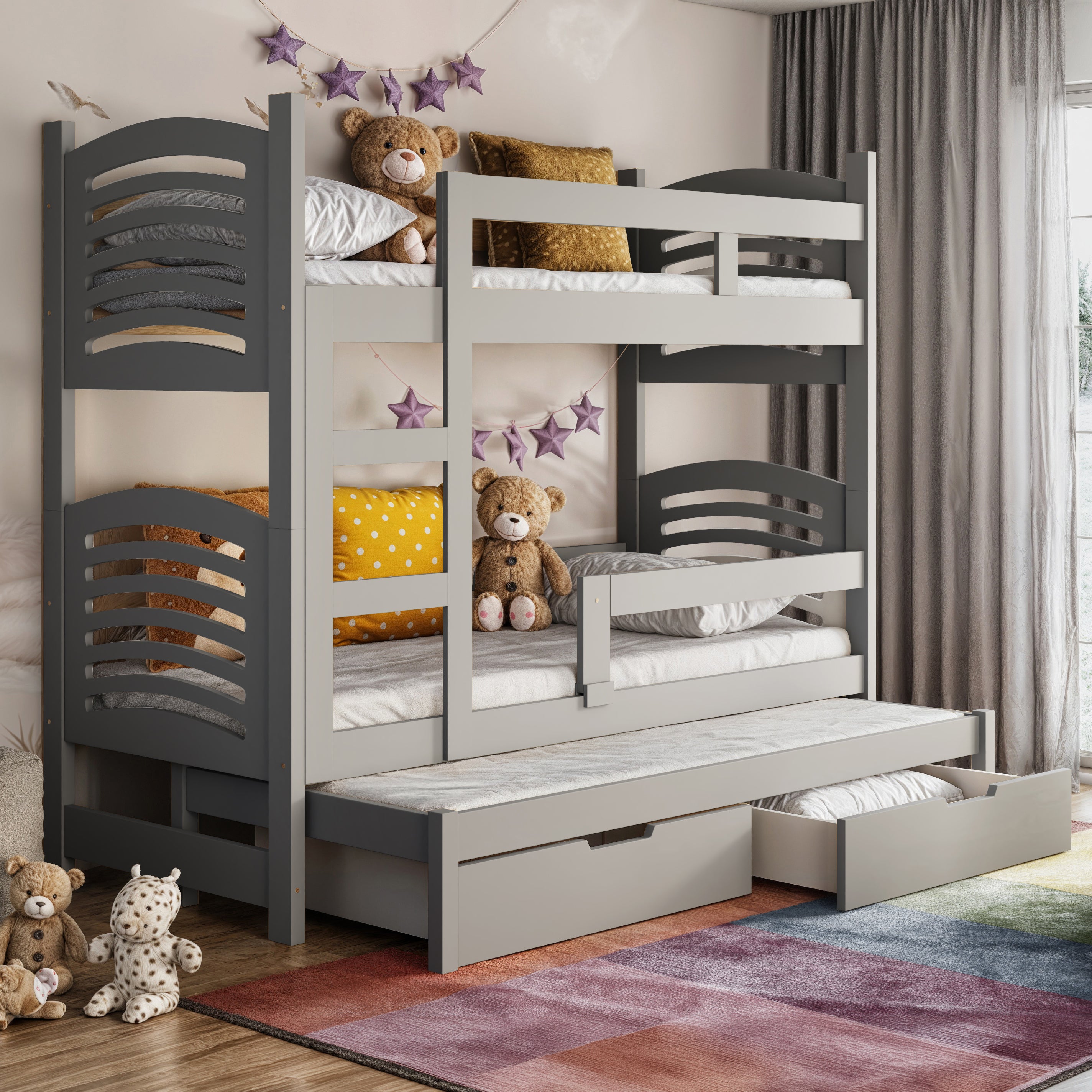 selsey-etagenbett-cami-75x180-cm-f-r-3-personen-grau-mit-schubladen image 2