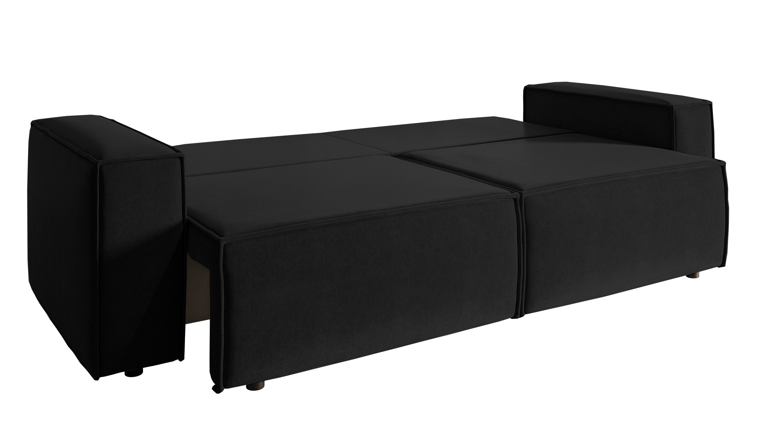 selsey-copertino-schlafsofa-3-sitzer-schwarz-ausziehbar-wasserabweisender-velour image 5