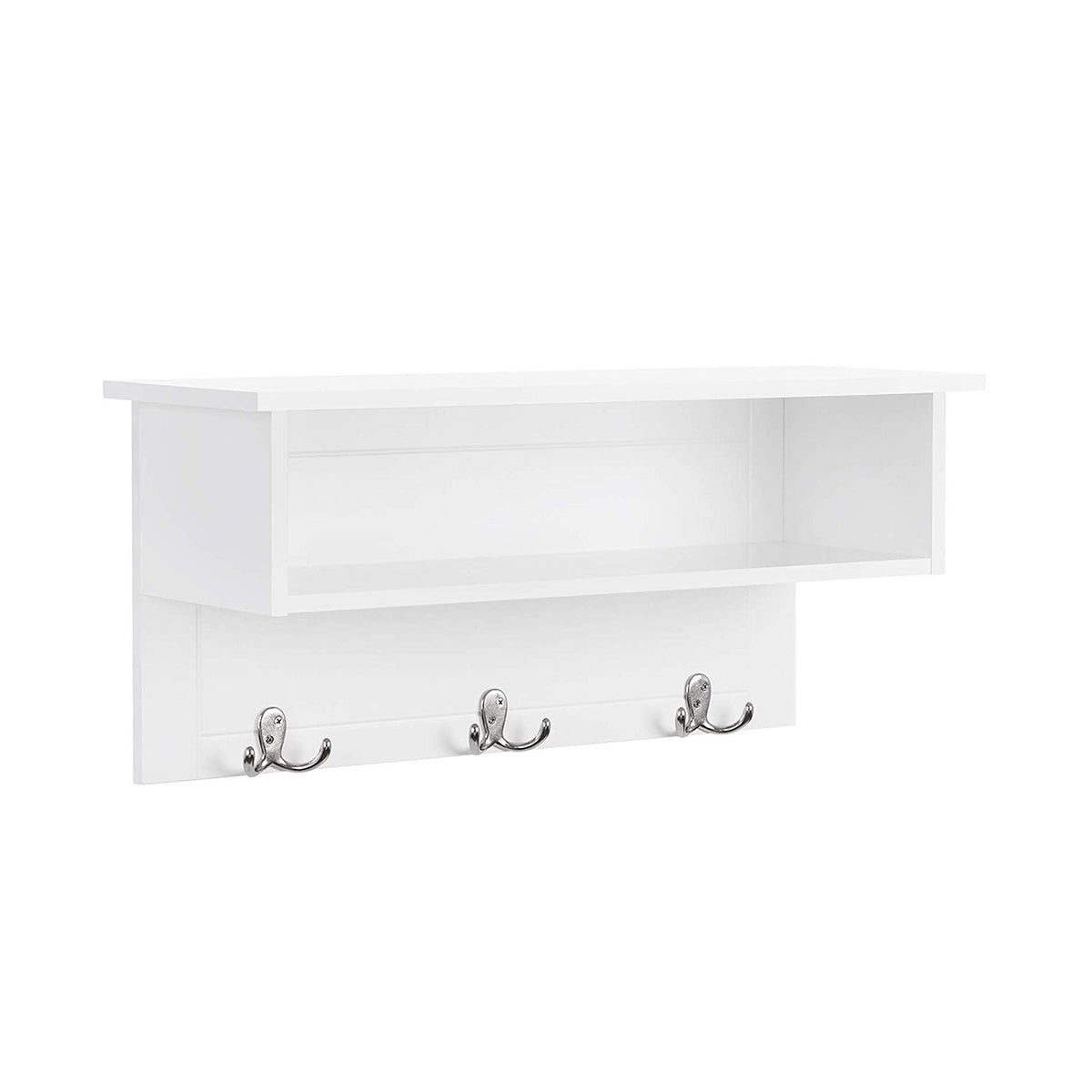 vasagle-wandregal-mit-doppelhaken-wandgarderobe-mit-fach-wei image 2