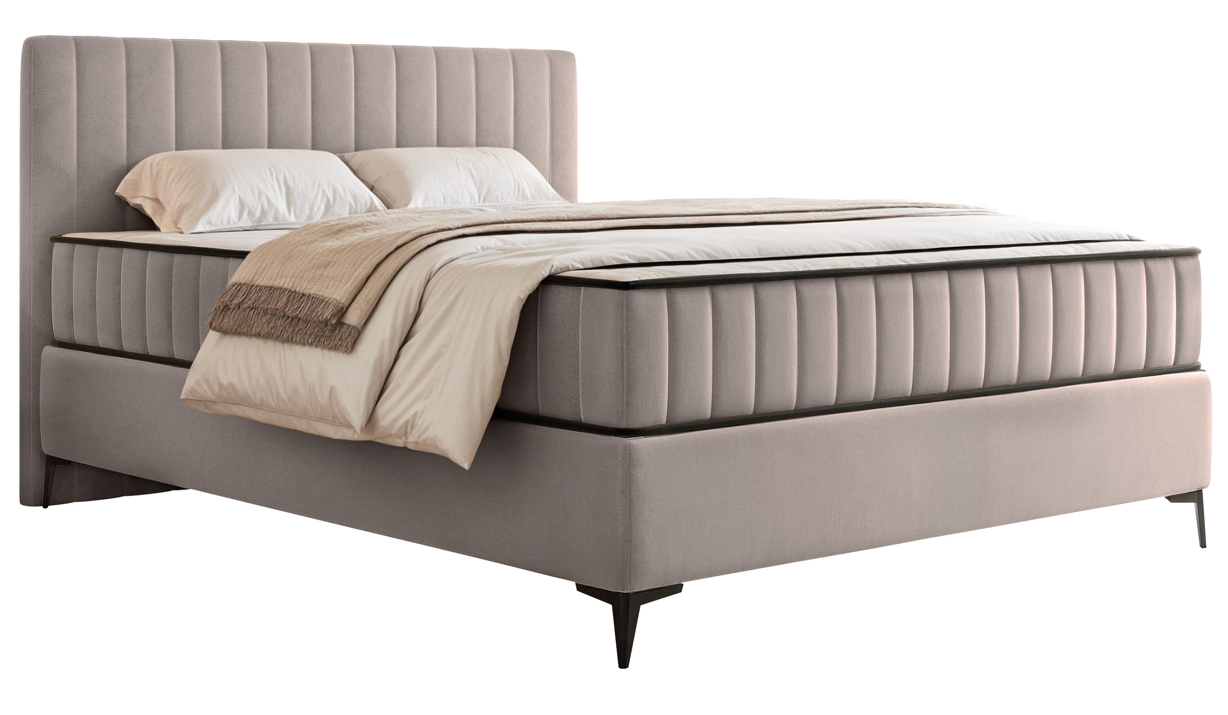 selsey-mufasso-kontinentales-bett-140x200-cm-mit-stauraum-grau-beiger-wasserabwe image 1