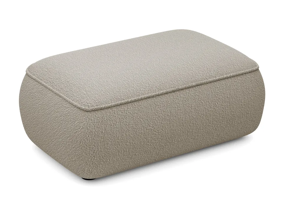 selsey-ovo-boucl-hocker-dunkelbeige image 1