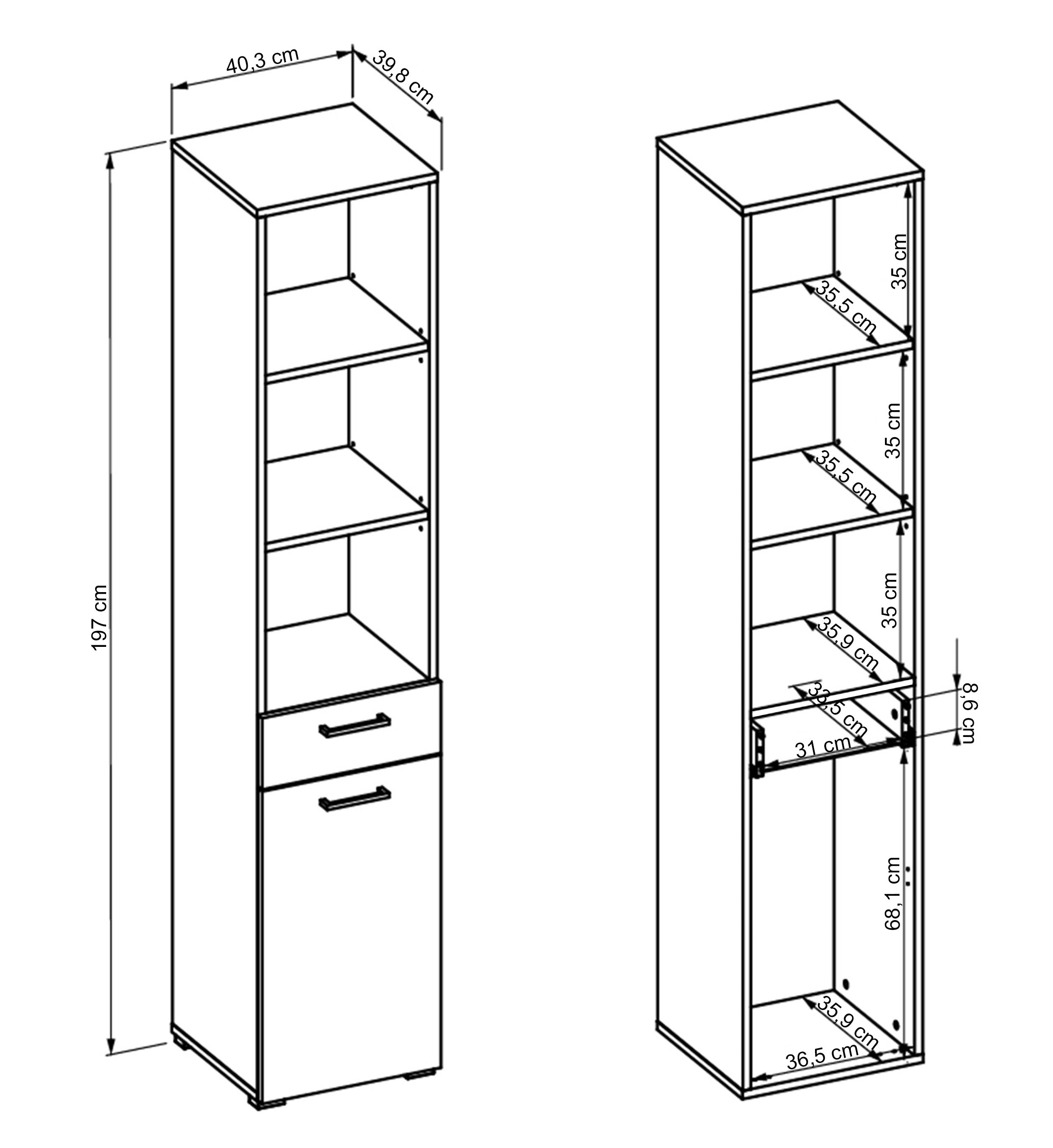 selsey-rosa-badschrank-hochschrank-congo-ge-lte-eiche image 8