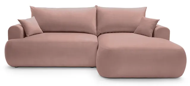 selsey-ovo-ecksofa-mit-schlaffunktion-l-f-rmig-rechts-mit-stauraum-hellrosa-samt image 1