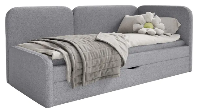 selsey-cuddy-jugendbett-90x200-cm-rechts-mit-matratze-grau-pl-sch image 1