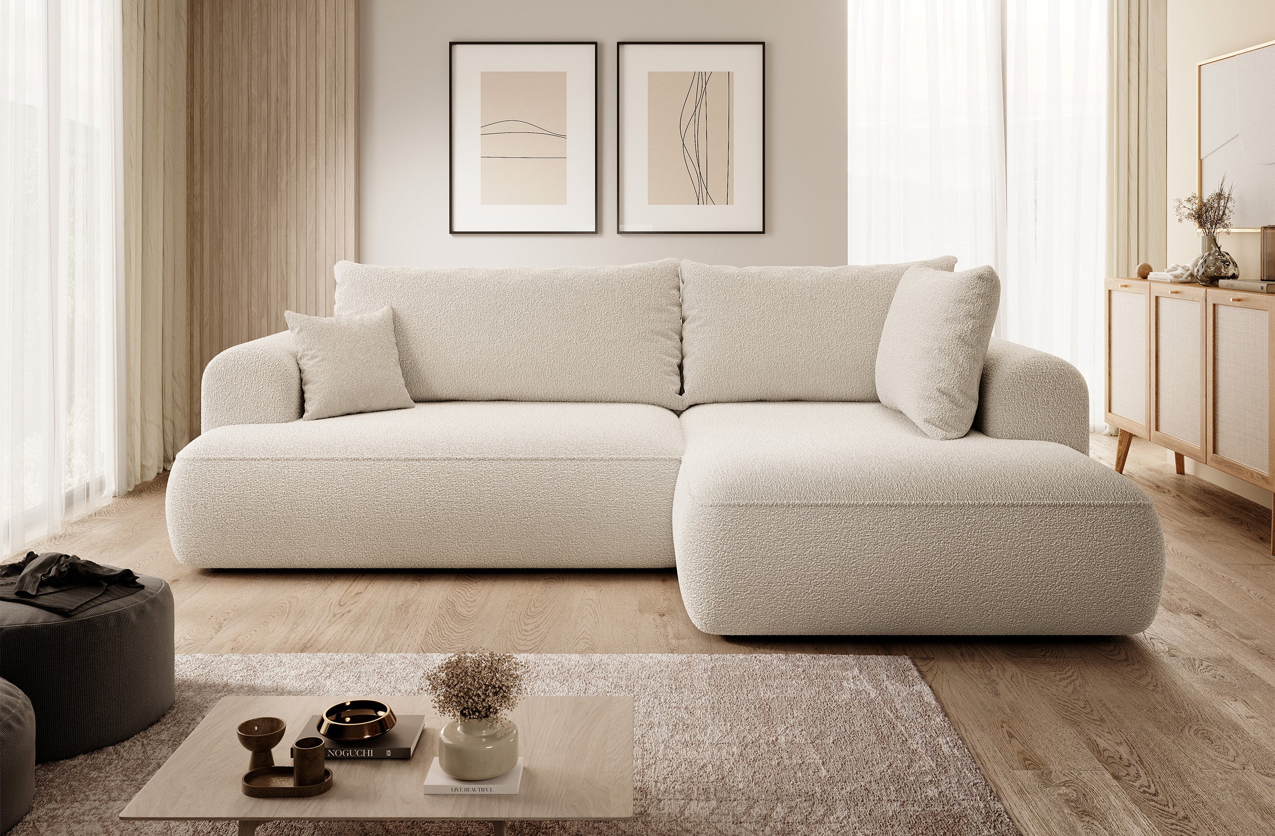selsey-ovo-ecksofa-l-form-mit-schlaffunktion-rechts-beige-boucl-mit-stauraum-arm image 2