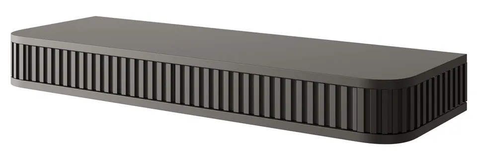 selsey-ovarlo-h-ngender-schminktisch-113-cm-schwarz-mit-rillen-2-schubladen image 1