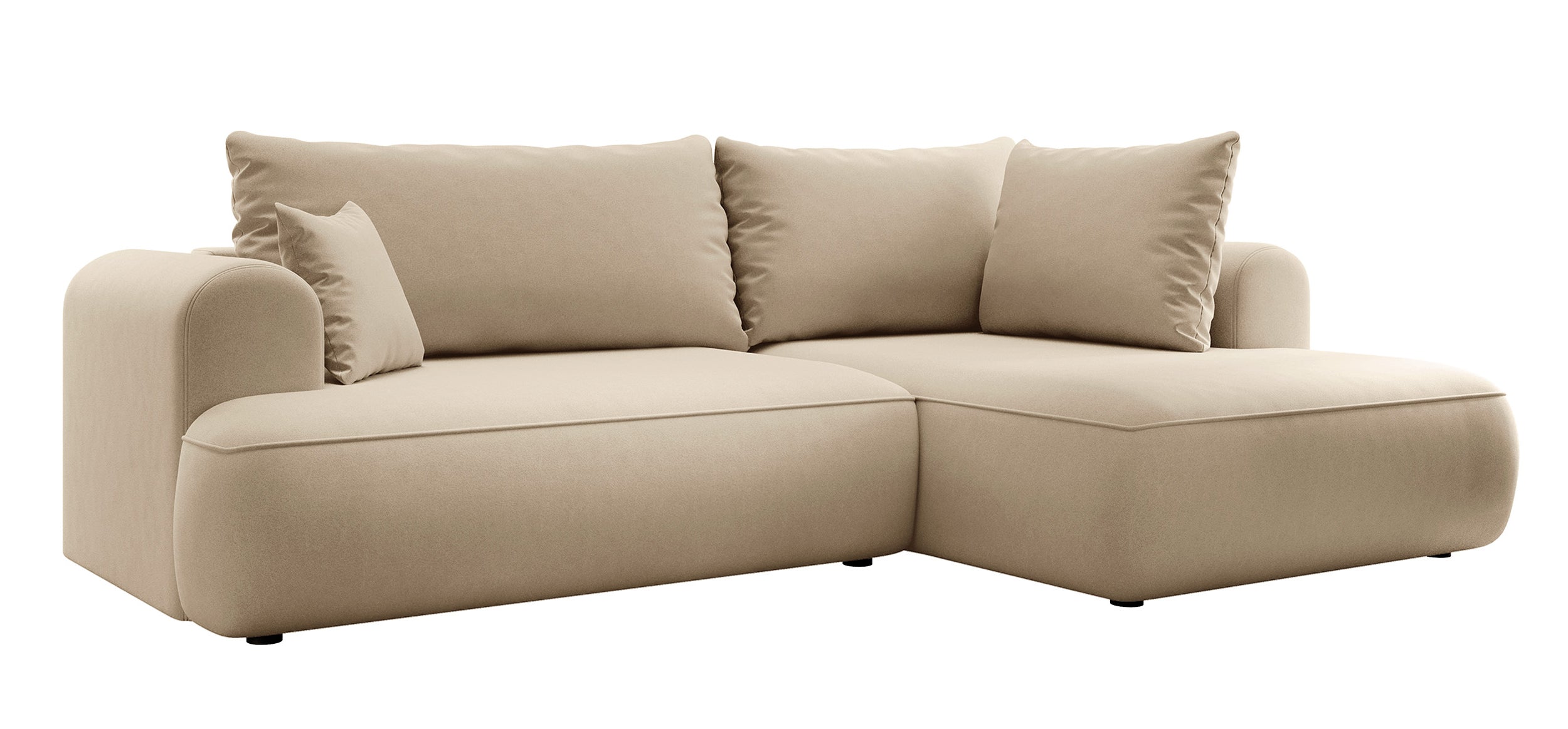 selsey-ovo-ecksofa-mit-schlaffunktion-rechts-l-form-beige-velours-mit-stauraum image 4