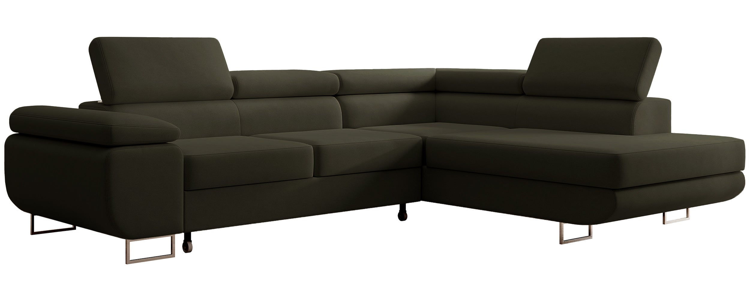 selsey-stevil-ecksofa-mit-schlaffunktion-und-stauraum-l-form-olivgr-ner-samt-rec image 7