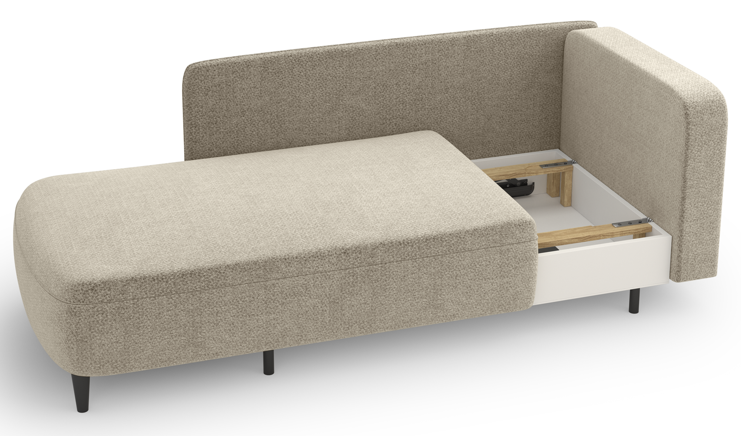 selsey-pinkio-ausziehbare-liege-linksseitig-mit-stauraum-beige-chenille image 7