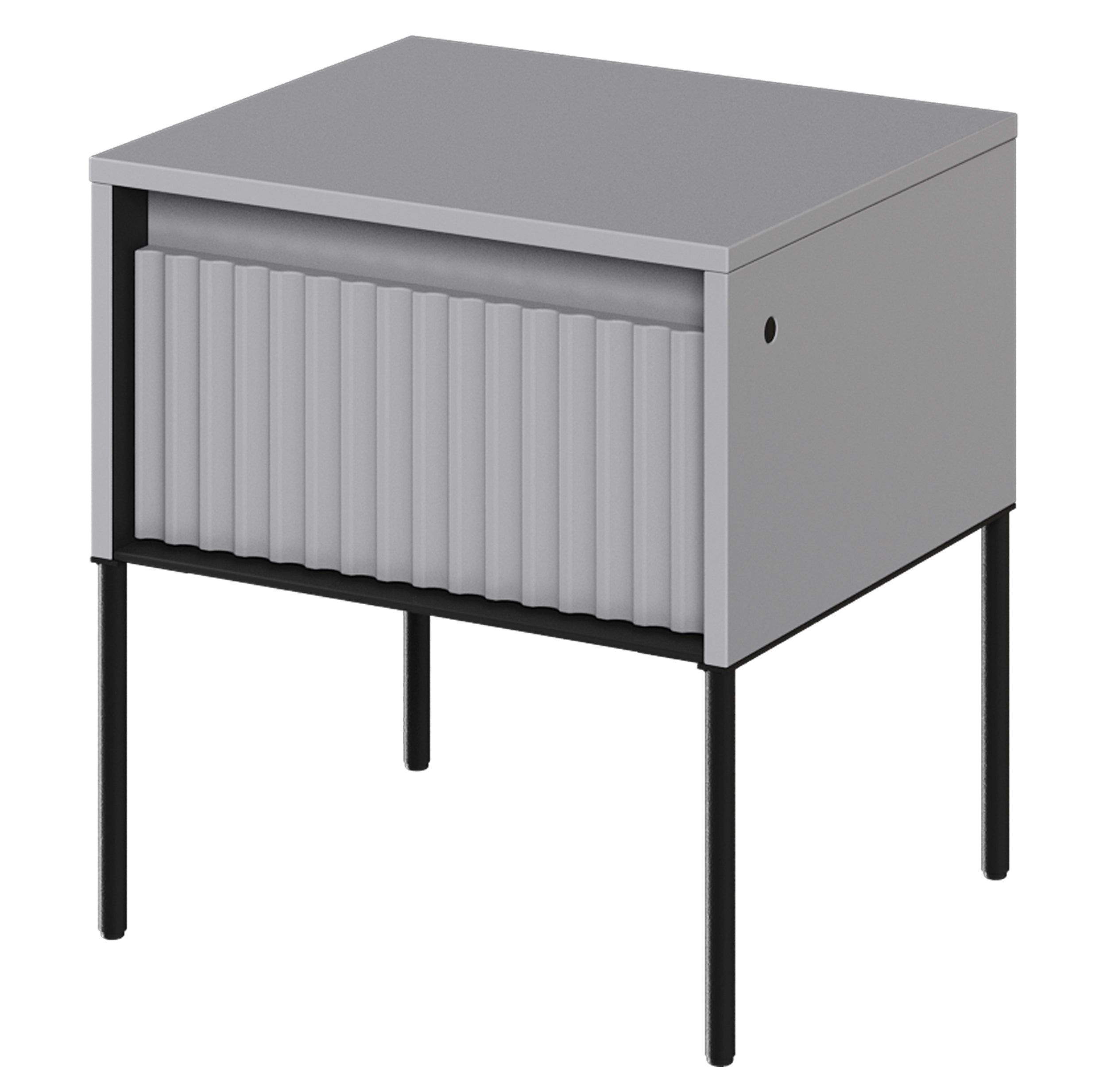 selsey-nachttisch-trend-46-cm-mit-led-nachtschrank-grau image 1
