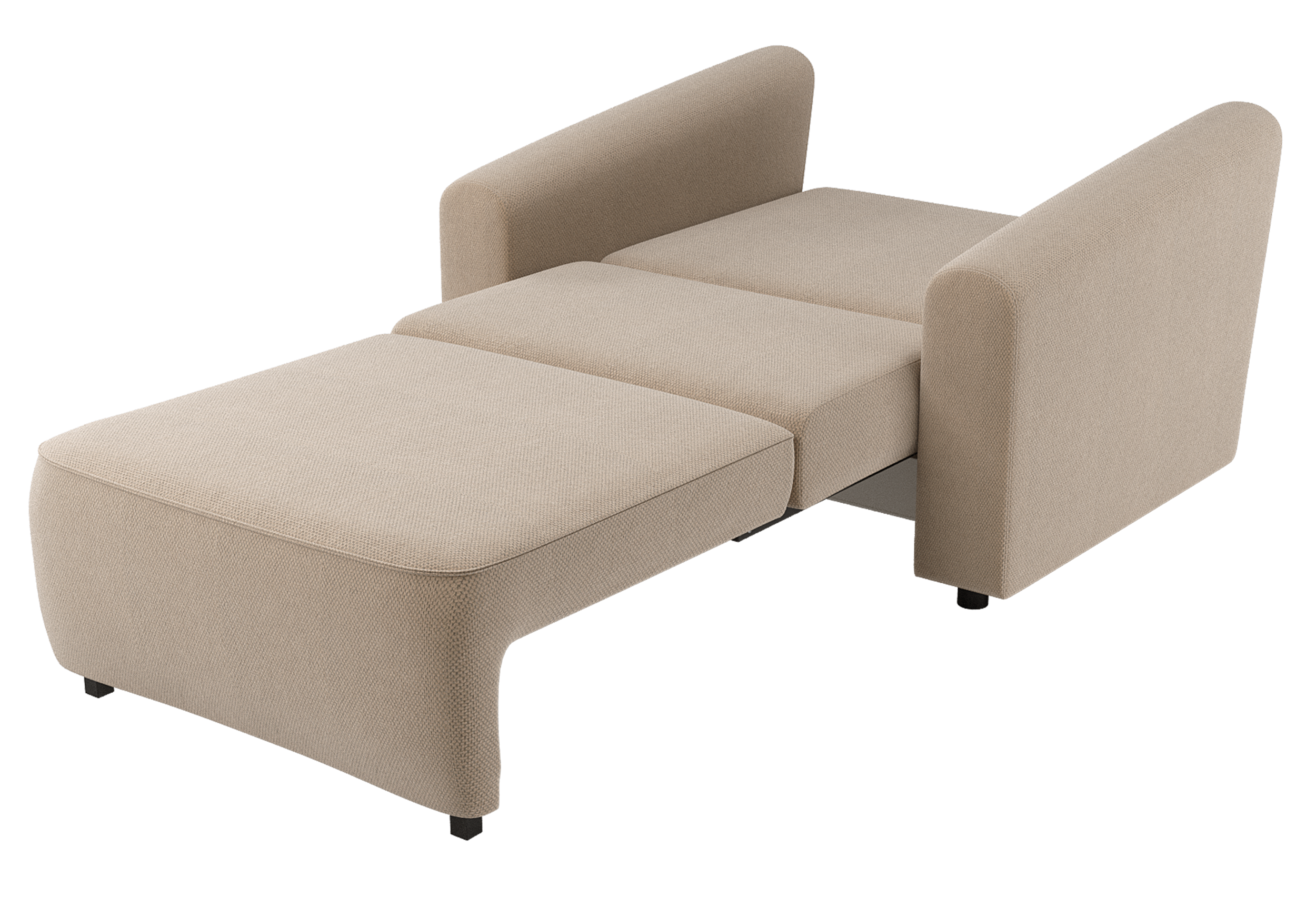 selsey-stevio-klappbarer-sessel-mit-aufbewahrungsfach-beige-hydrophobes-chenille image 6