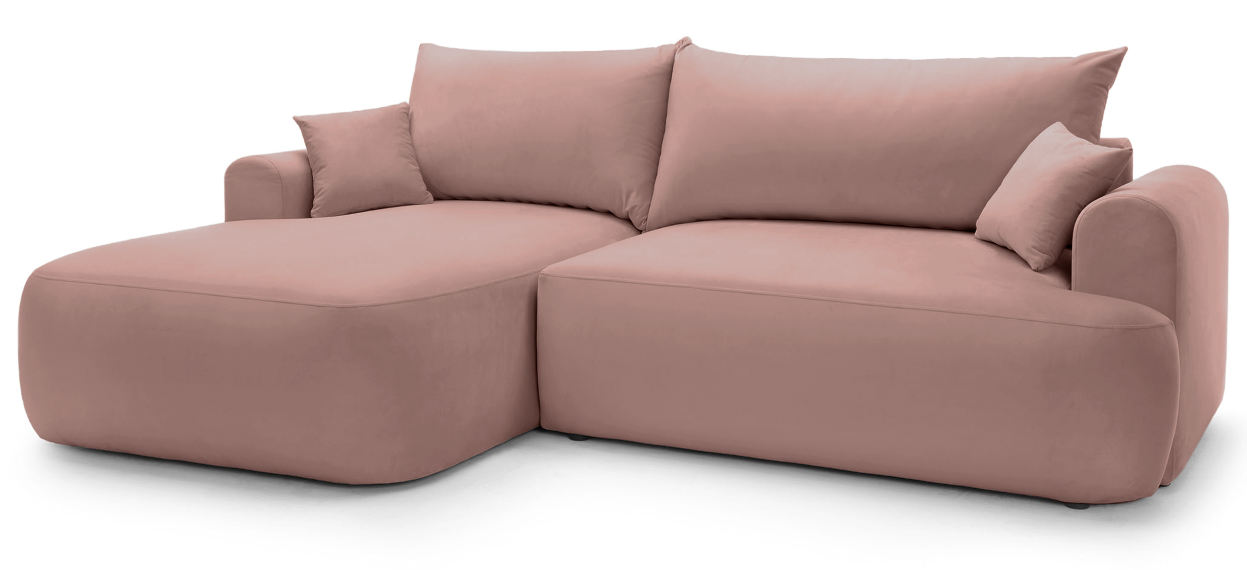 selsey-ovo-ecksofa-mit-schlaffunktion-l-form-links-mit-stauraum-hellrosa-velours image 3