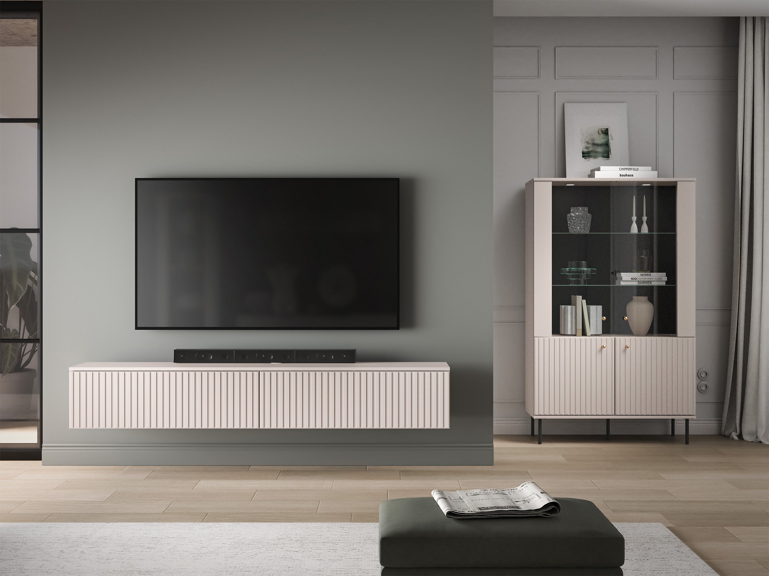 selsey-caletto-h-ngender-tv-schrank-180-cm-mit-zwei-klappen-kaschmir image 5
