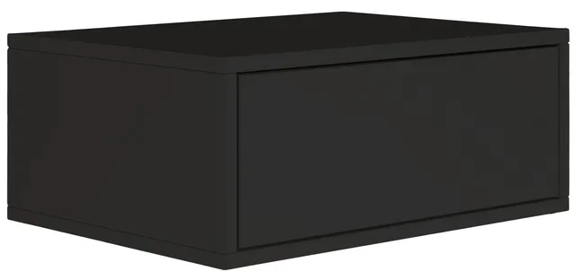 selsey-framme-h-ngender-nachttisch-50-cm-mit-schublade-schwarz-matt image 1