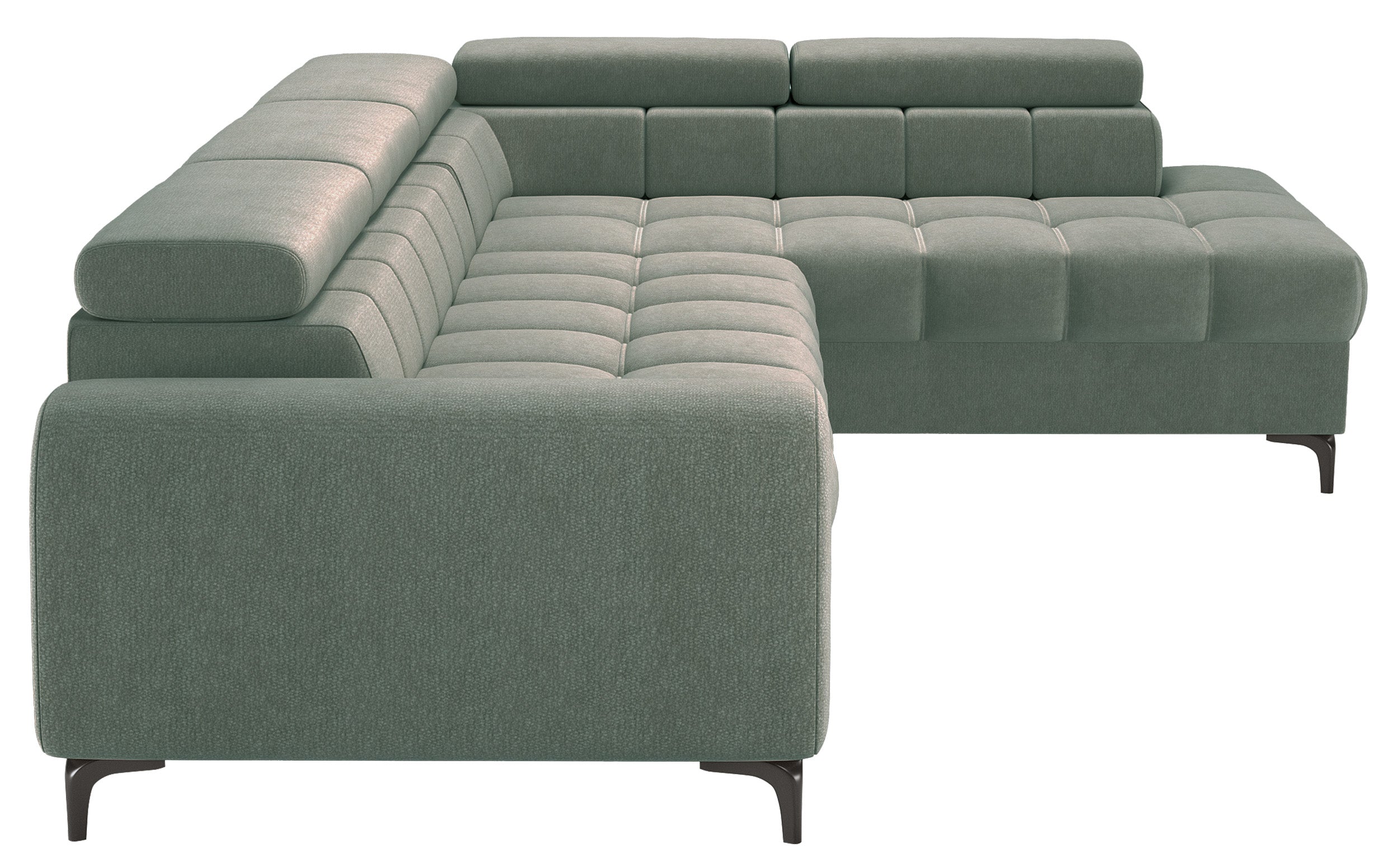 selsey-arellio-ecksofa-mit-schlaffunktion-l-form-rechts-salbeigr-ner-chenille-mi image 6