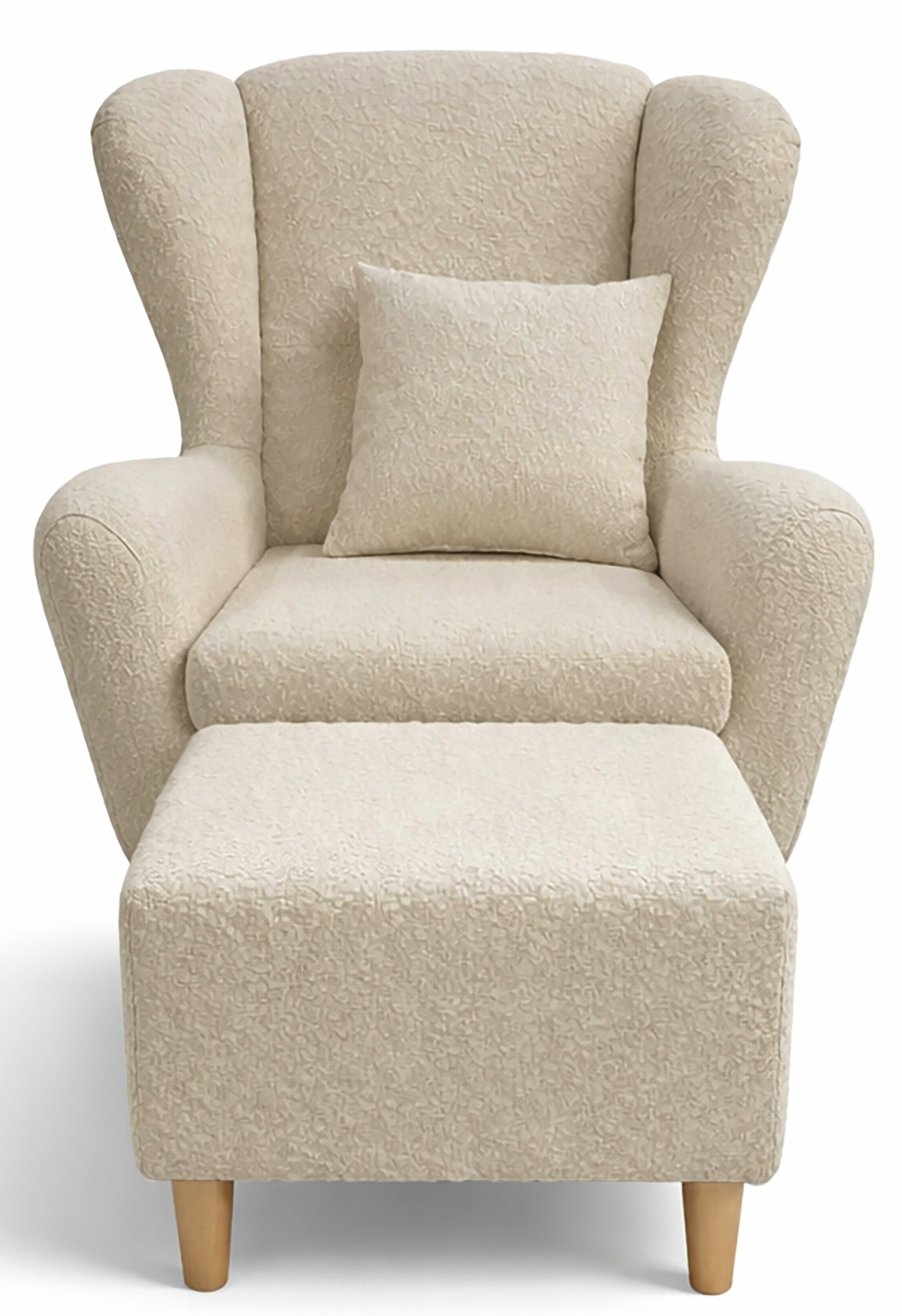 selsey-teddlo-ohrensessel-mit-fu-hocker-beige-chenille-buchenholzbeine image 4