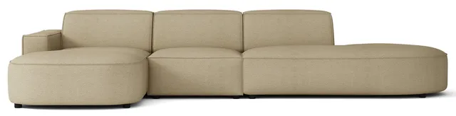 selsey-sallmo-modulares-ecksofa-l-form-links-dunkelbeige-hydrophobes-chenille image 1