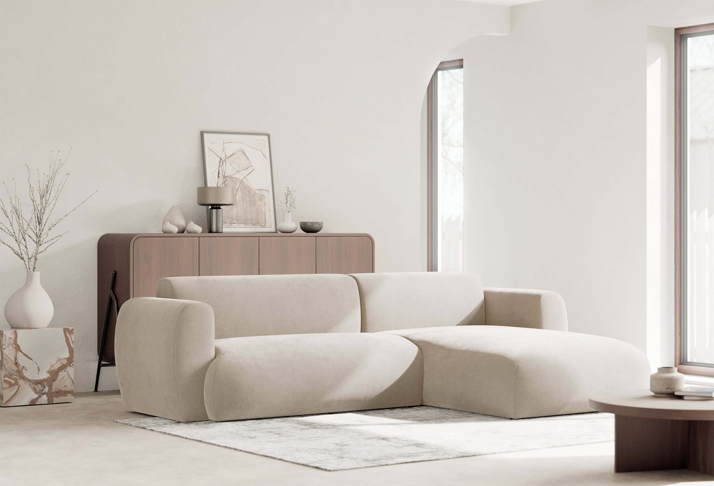 selsey-emia-ecksofa-l-form-rechts-mit-schlaffunktion-beige-chenille image 4