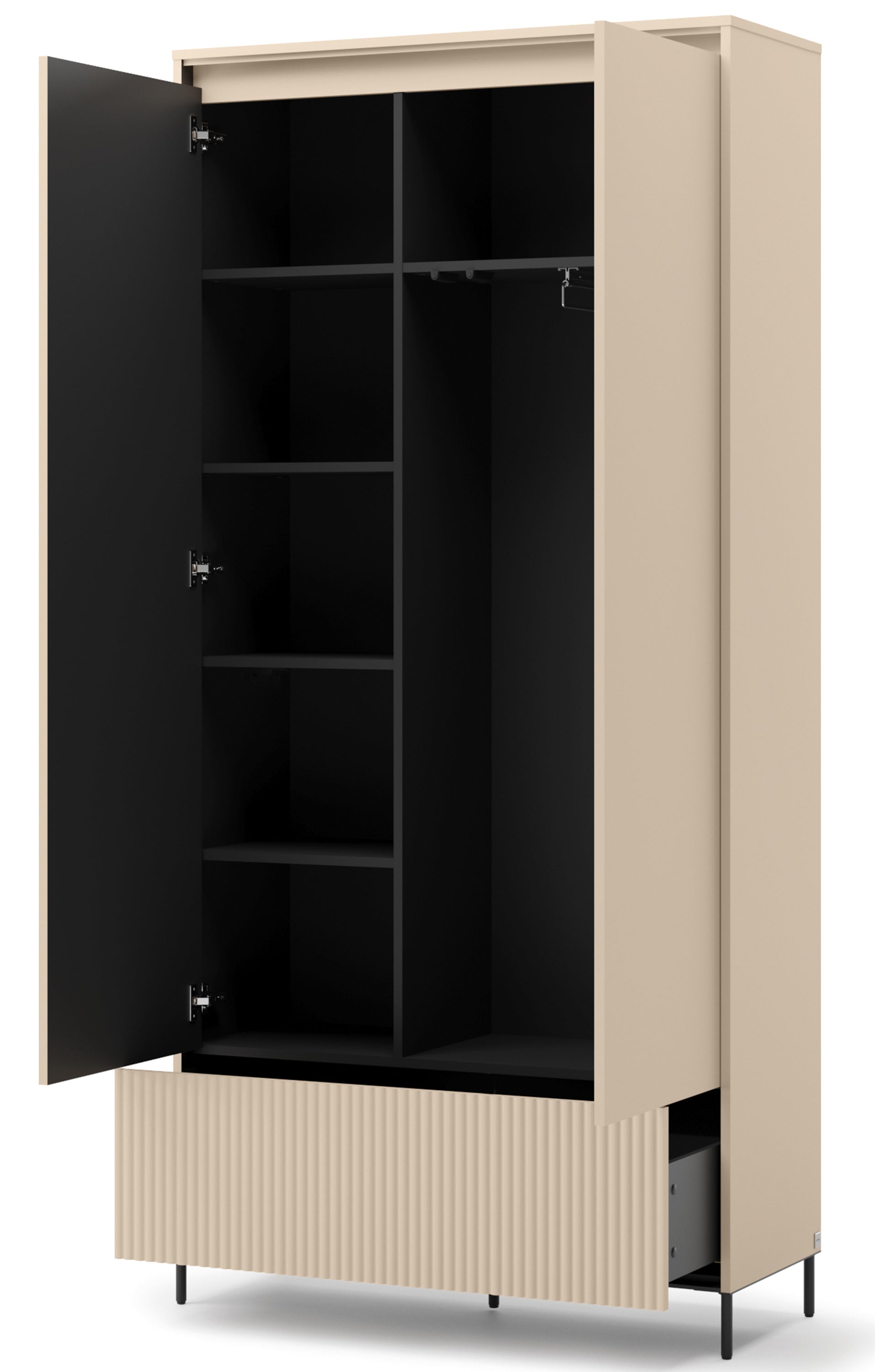 selsey-trend-zweit-riger-kleiderschrank-101-cm-mit-schublade-und-beleuchtung-ger image 6