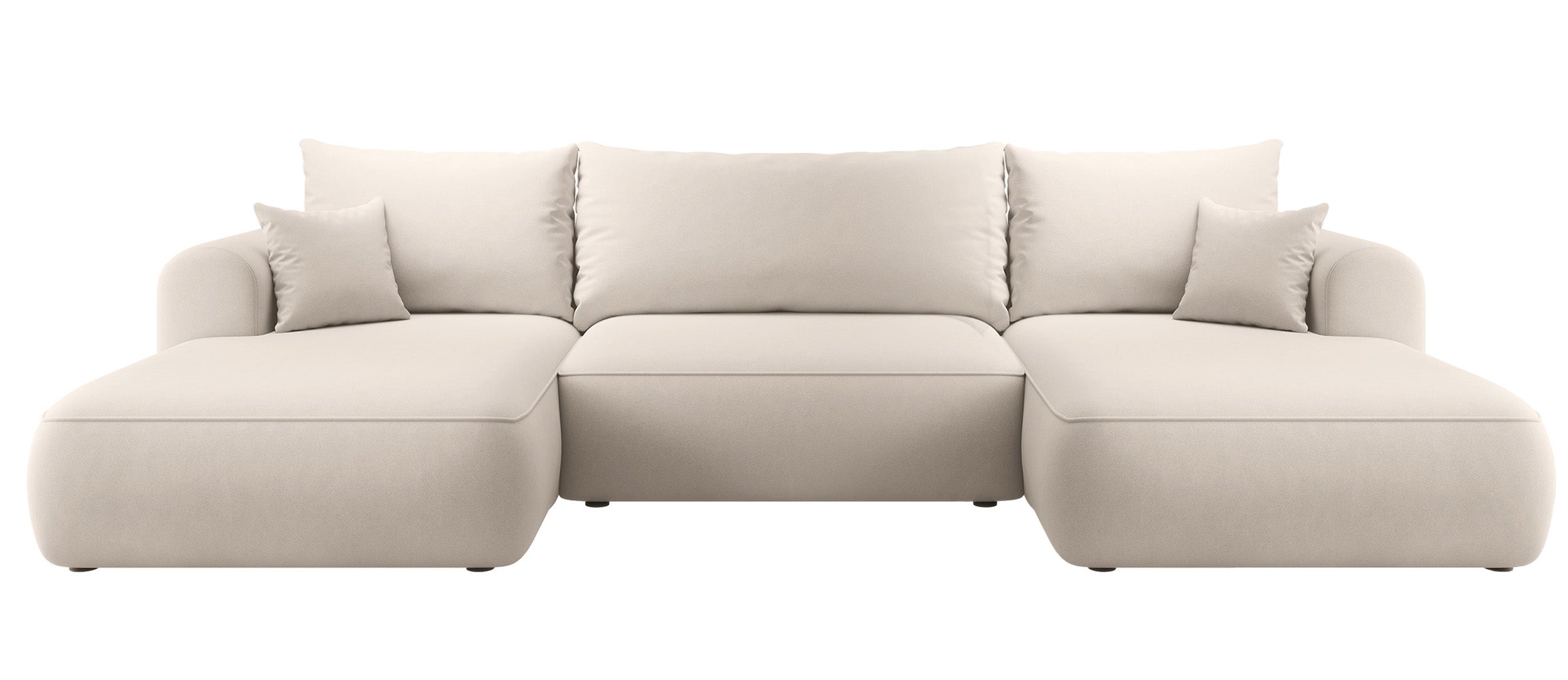 selsey-ovo-ecksofa-u-f-rmig-mit-schlaffunktion-und-stauraum-in-hellbeige-samt image 1