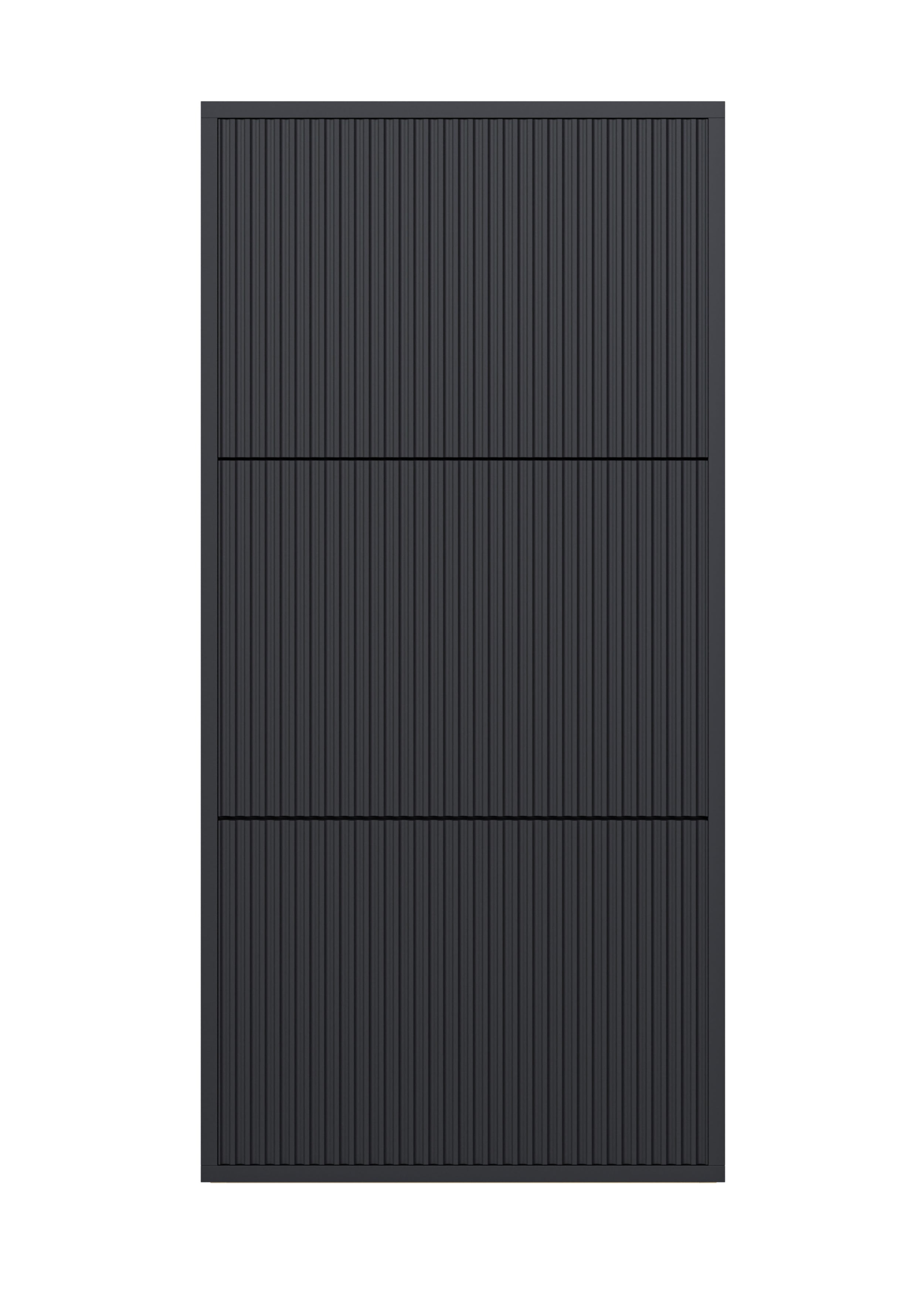selsey-veldio-schuhschrank-50-cm-mit-3-f-chern-und-gefr-ster-front-schwarz-zum-a image 5