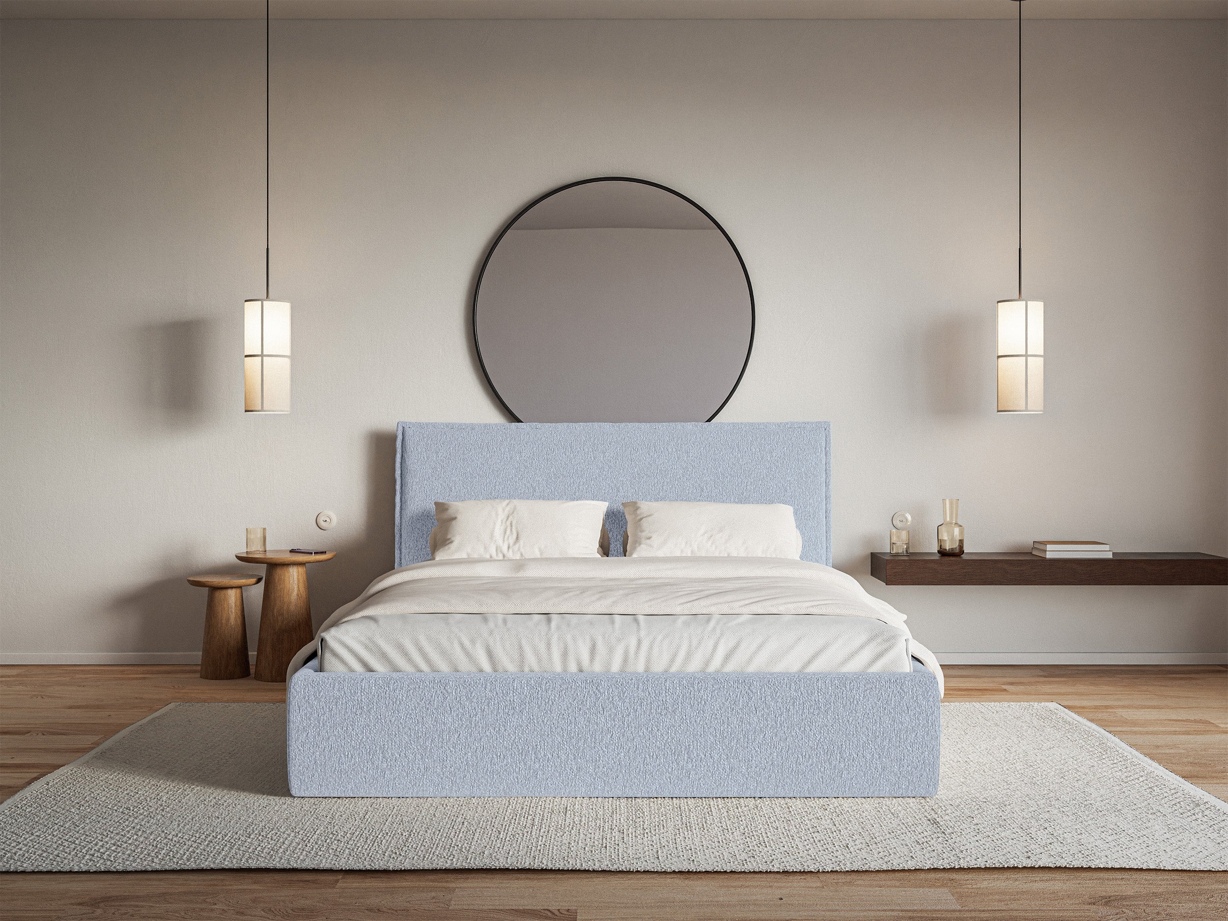 selsey-softie-slim-polsterbett-140x200-cm-hellblauer-chenille image 3