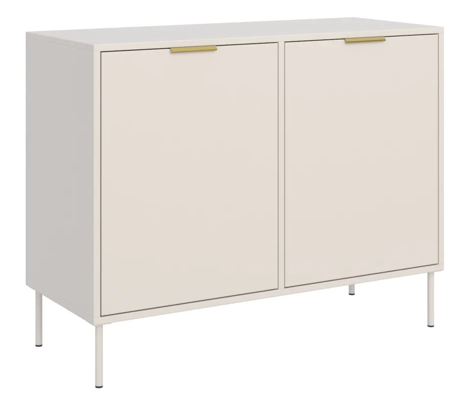 selsey-vena-zweit-rige-kommode-100-cm-kaschmir-minimalistisch image 1