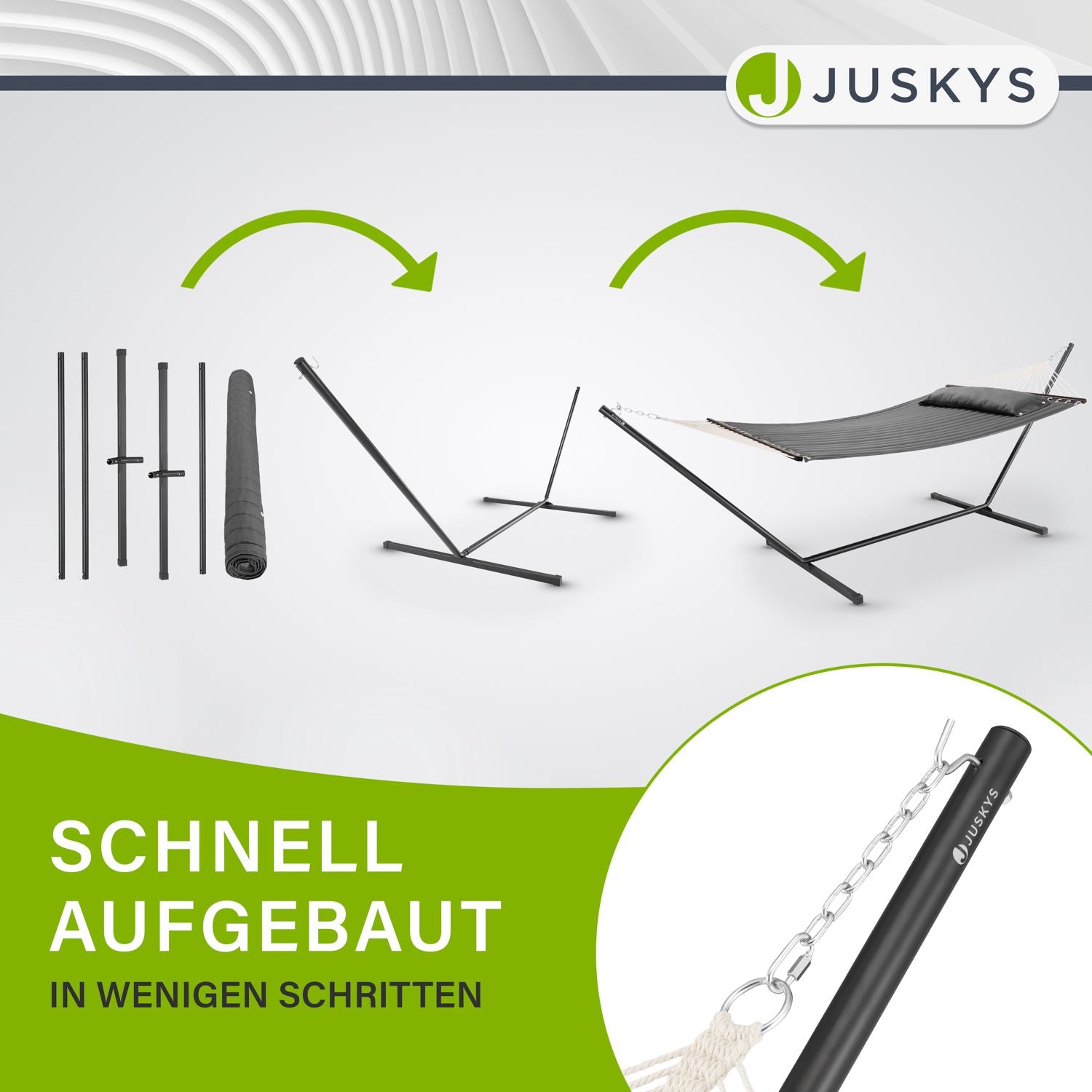 juskys-h-ngematte-cata-doppelh-ngematte-mit-gestell-und-kissen image 7