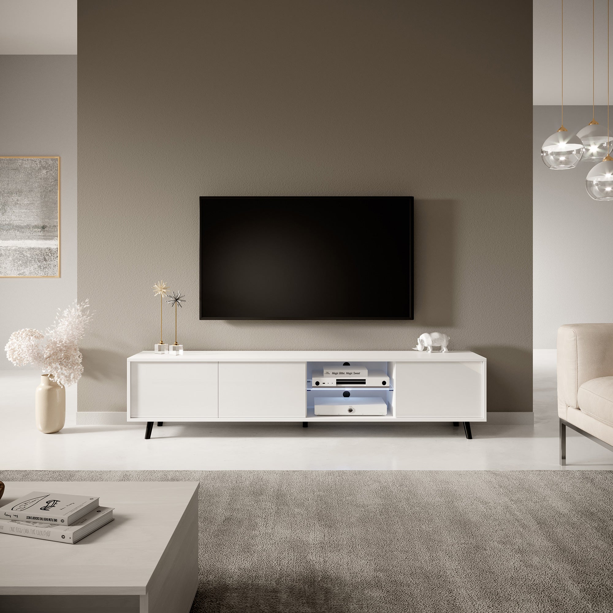 selsey-galhad-tv-schrank-mattwei-hochglanzwei image 2