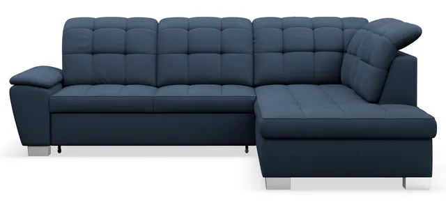 selsey-jamaal-ecksofa-mit-schlaffunktion-rechts-l-form-marineblau-geflecht-mit-s image 1