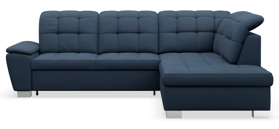 selsey-jamaal-ecksofa-mit-schlaffunktion-rechts-l-form-marineblau-geflecht-mit-s image 1