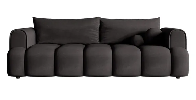 selsey-dandelino-dreisitziges-sofa-mit-schlaffunktion-graphit-samt-hydrophob image 1