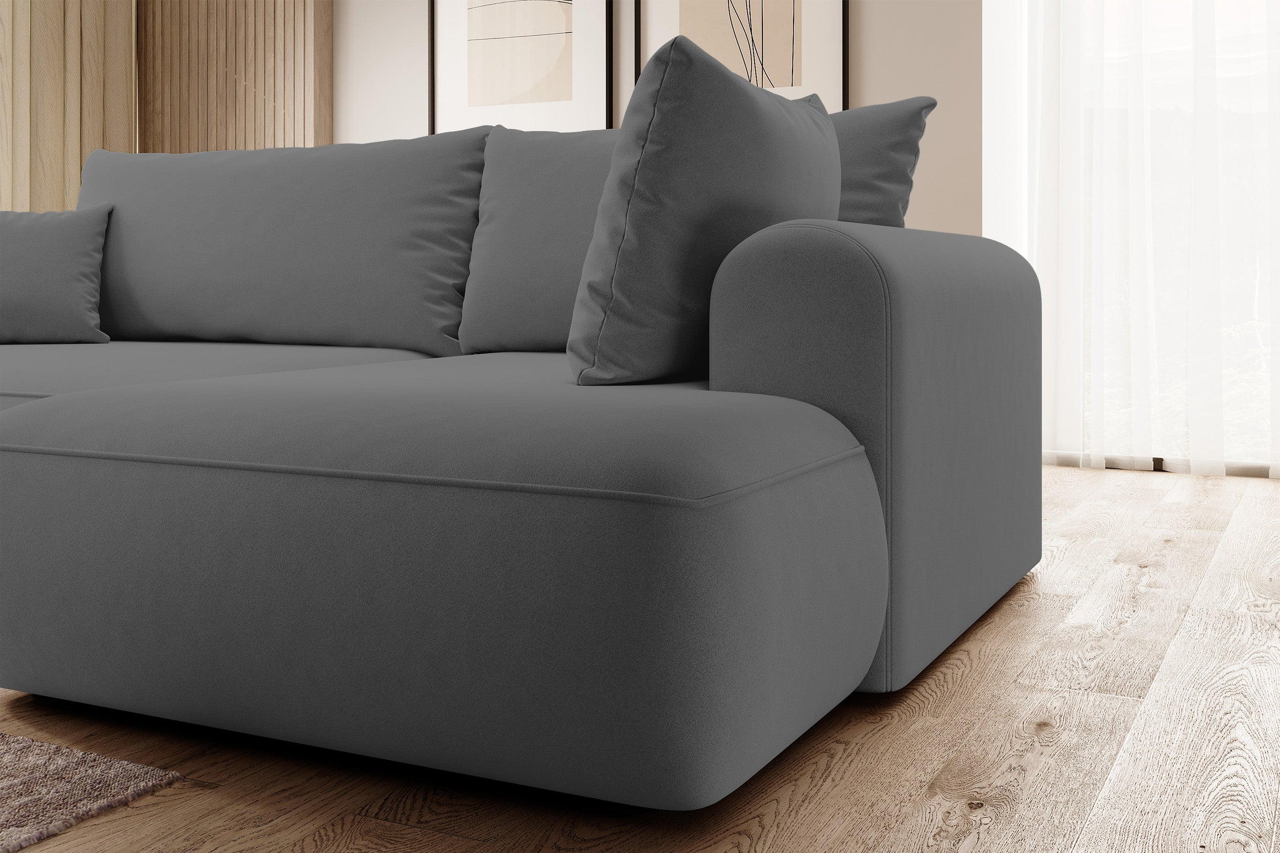 selsey-ovo-ecksofa-mit-schlaffunktion-l-form-rechtsseitig-dunkelgrau-samt-mit-st image 3