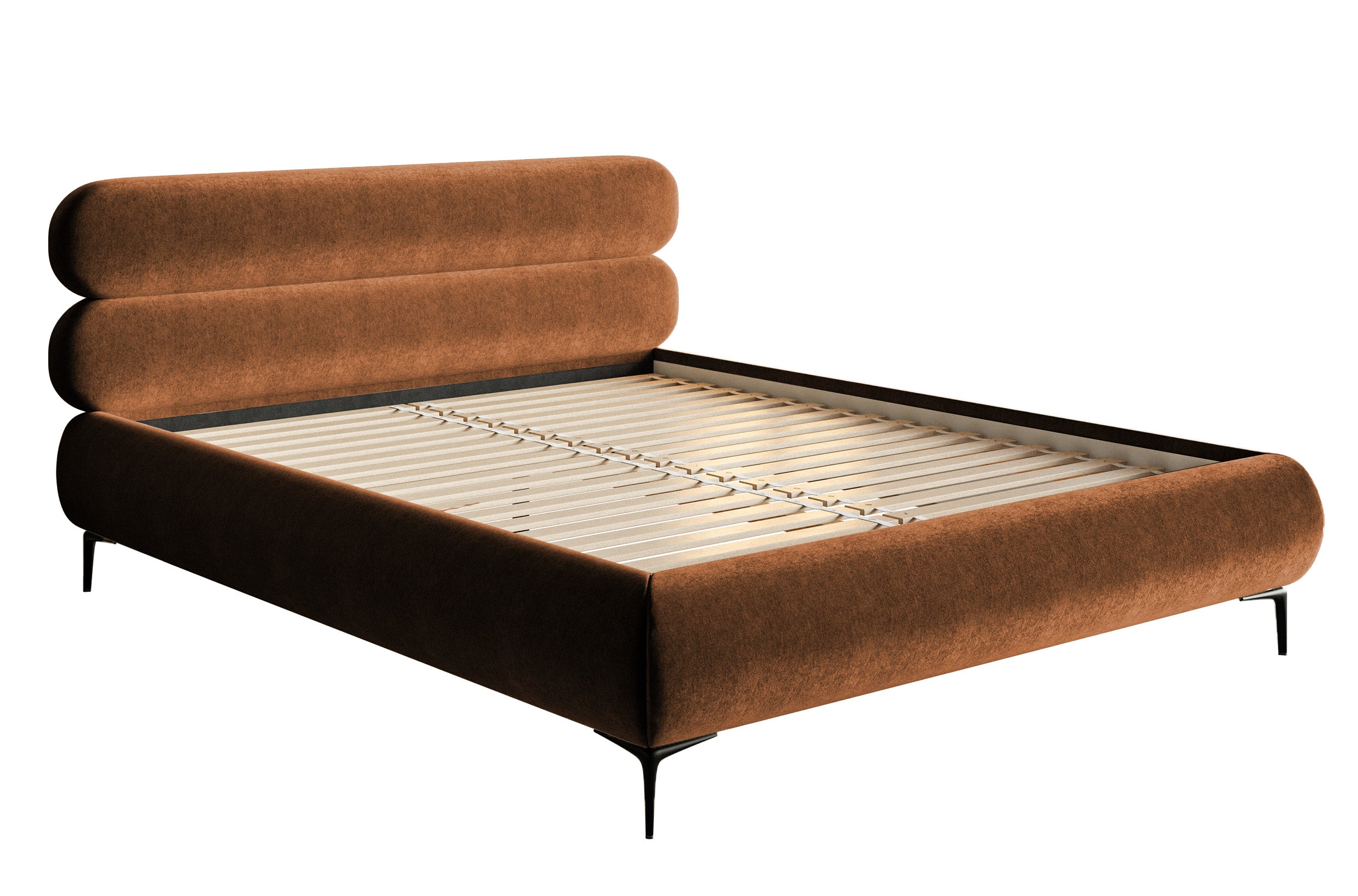 selsey-roule-gepolstertes-bett-160x200-cm-kupferfarbener-samt-wasserabweisend-sc image 7