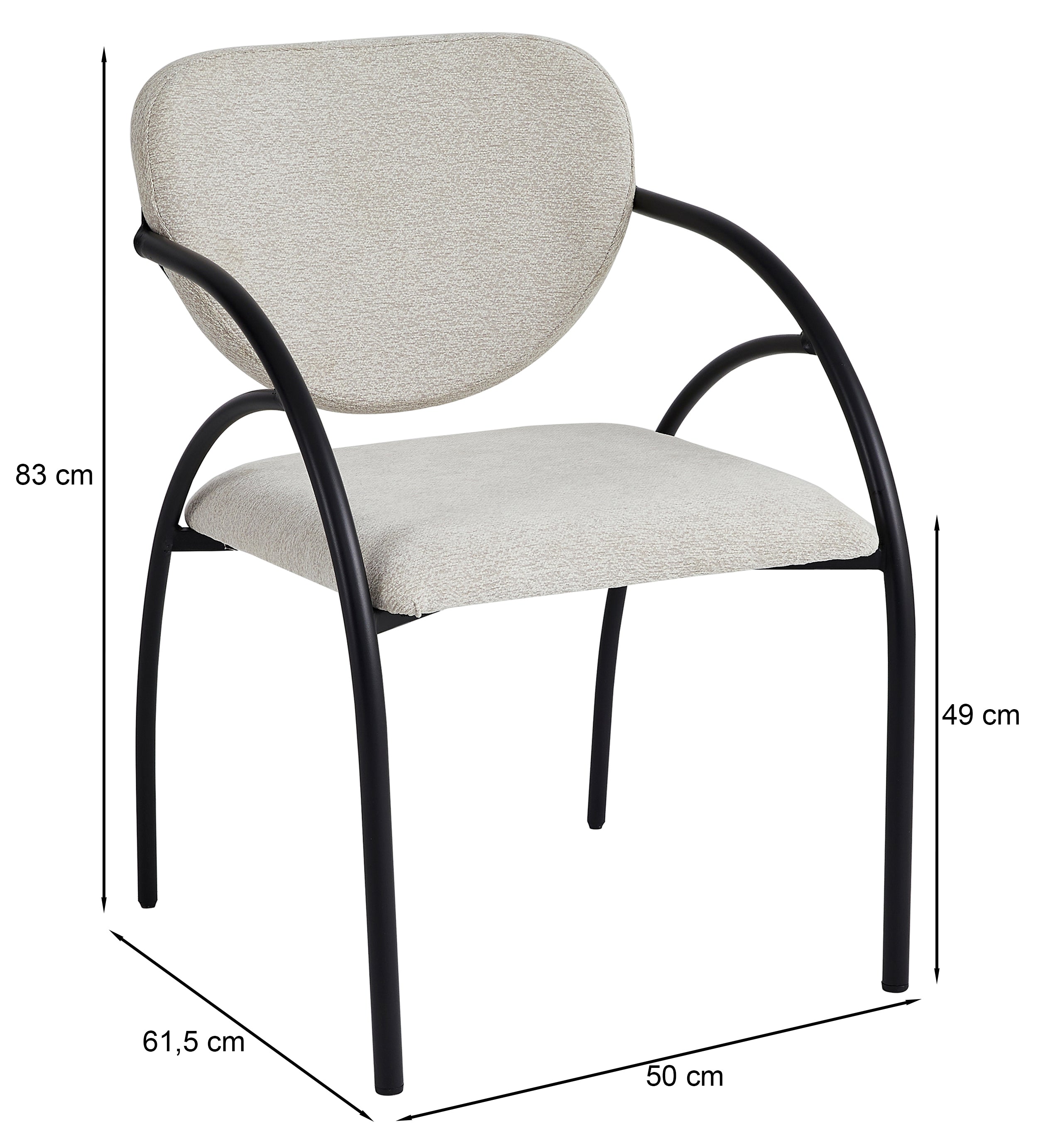 selsey-novaric-polsterstuhl-hellbeige-chenille image 8