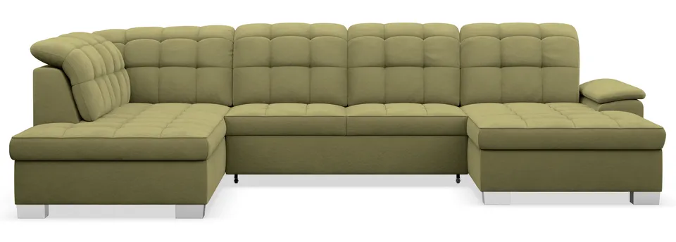 selsey-jamaal-ecksofa-u-f-rmig-rechts-mit-schlaffunktion-und-stauraum-olivgr-ner image 1
