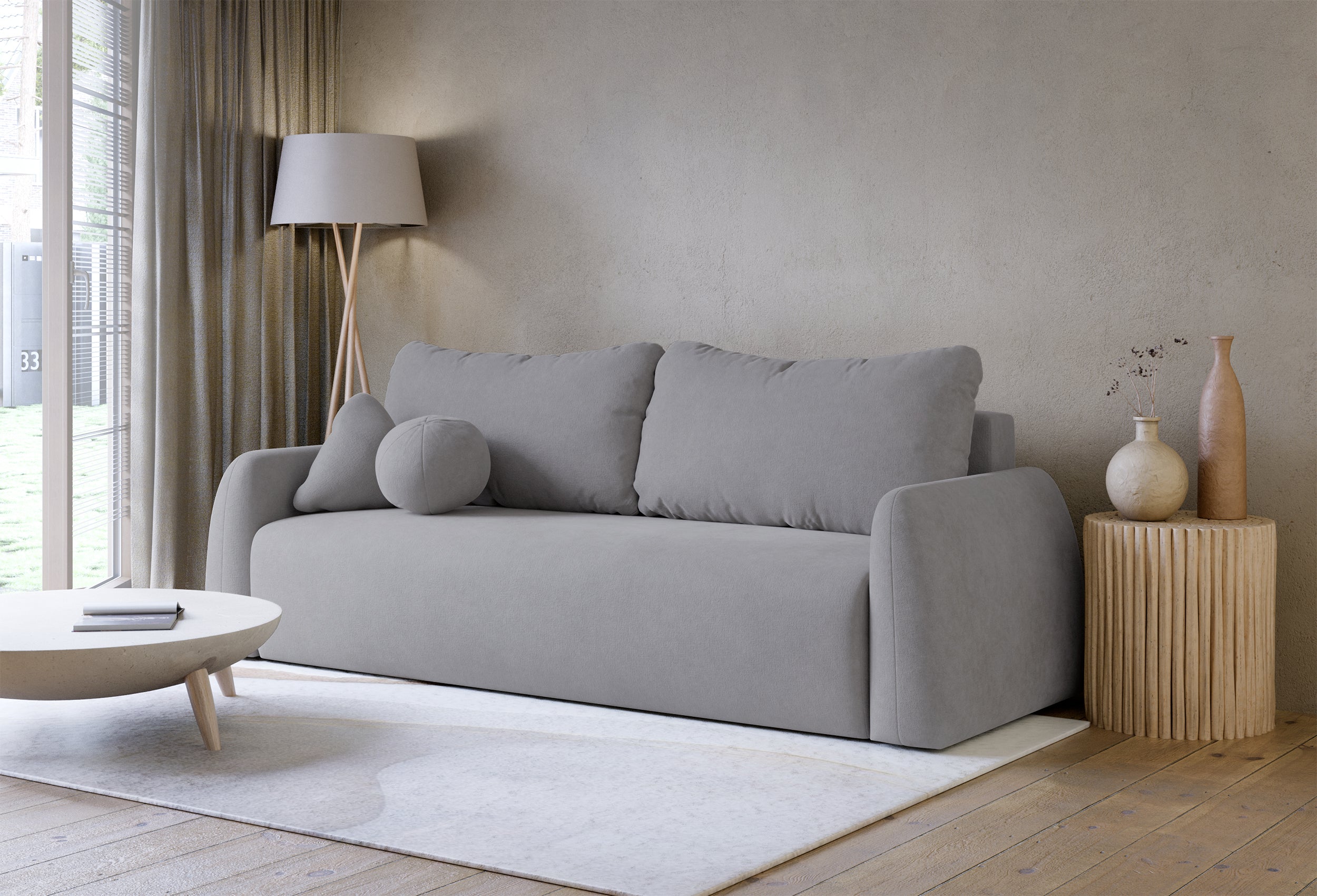 selsey-nubelle-dreisitziges-ausklappbares-sofa-mit-stauraum-grauer-chenillestoff image 5