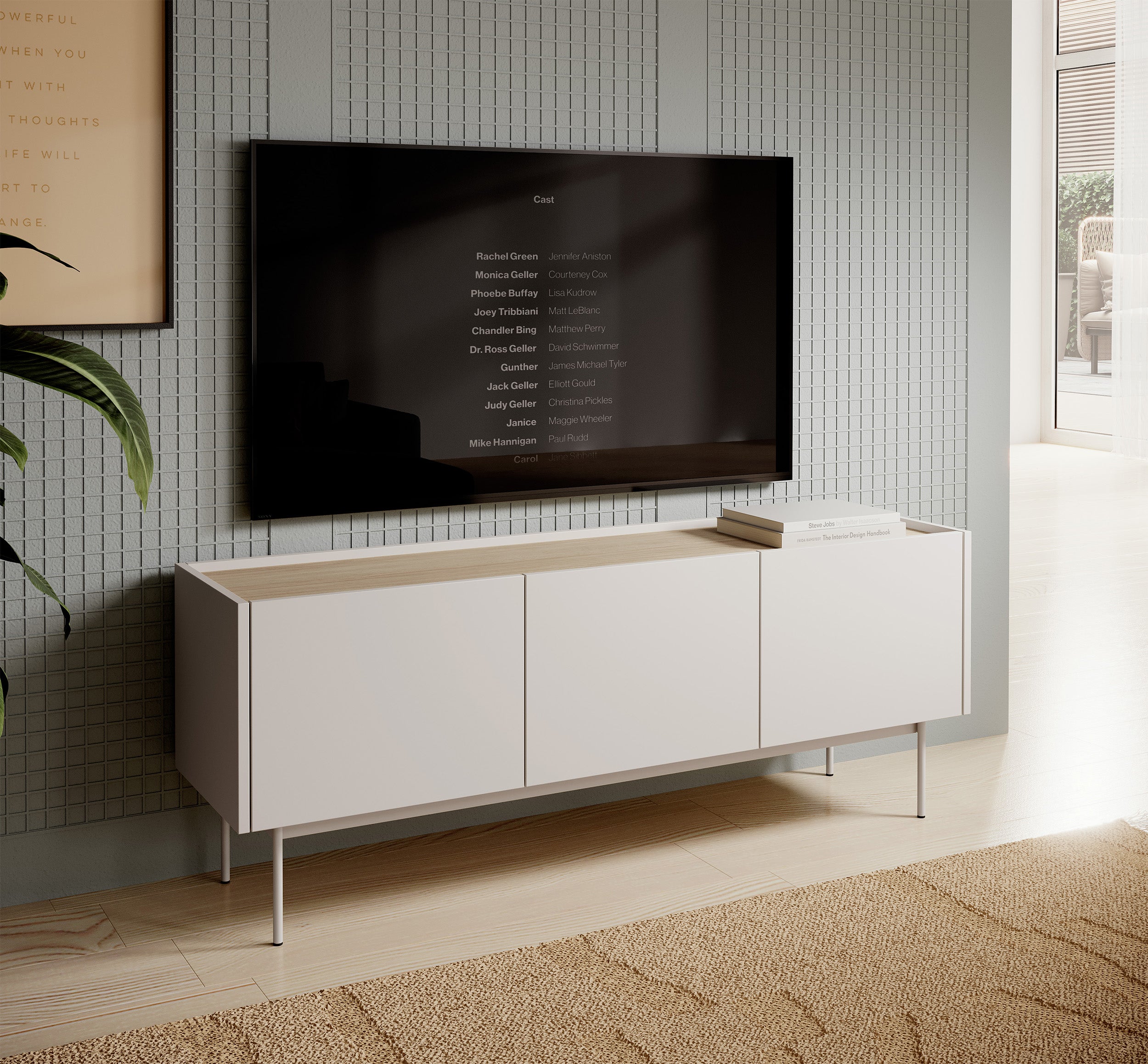 selsey-color-tv-schrank-144-cm-dreit-rig-kaschmir-eiche-linea image 2