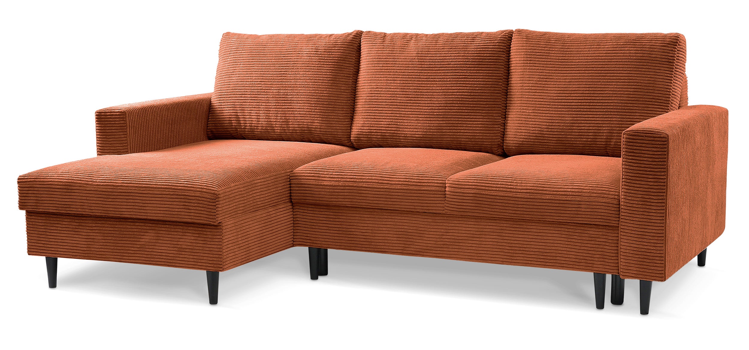 selsey-nalika-ecksofa-links-mit-schlaffunktion-und-stauraum-kupferfarbener-cord image 3