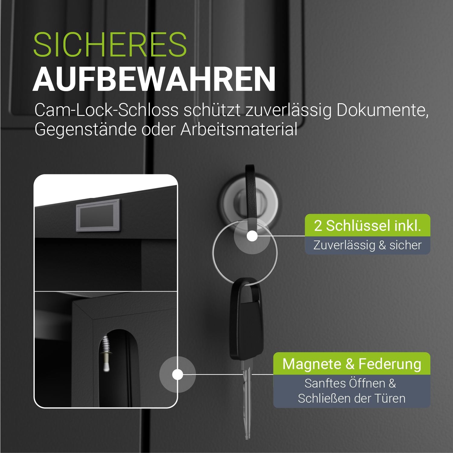 juskys-aktenschrank-aus-metall-schwarz-abschlie-bar-mit-cam-lock image 3