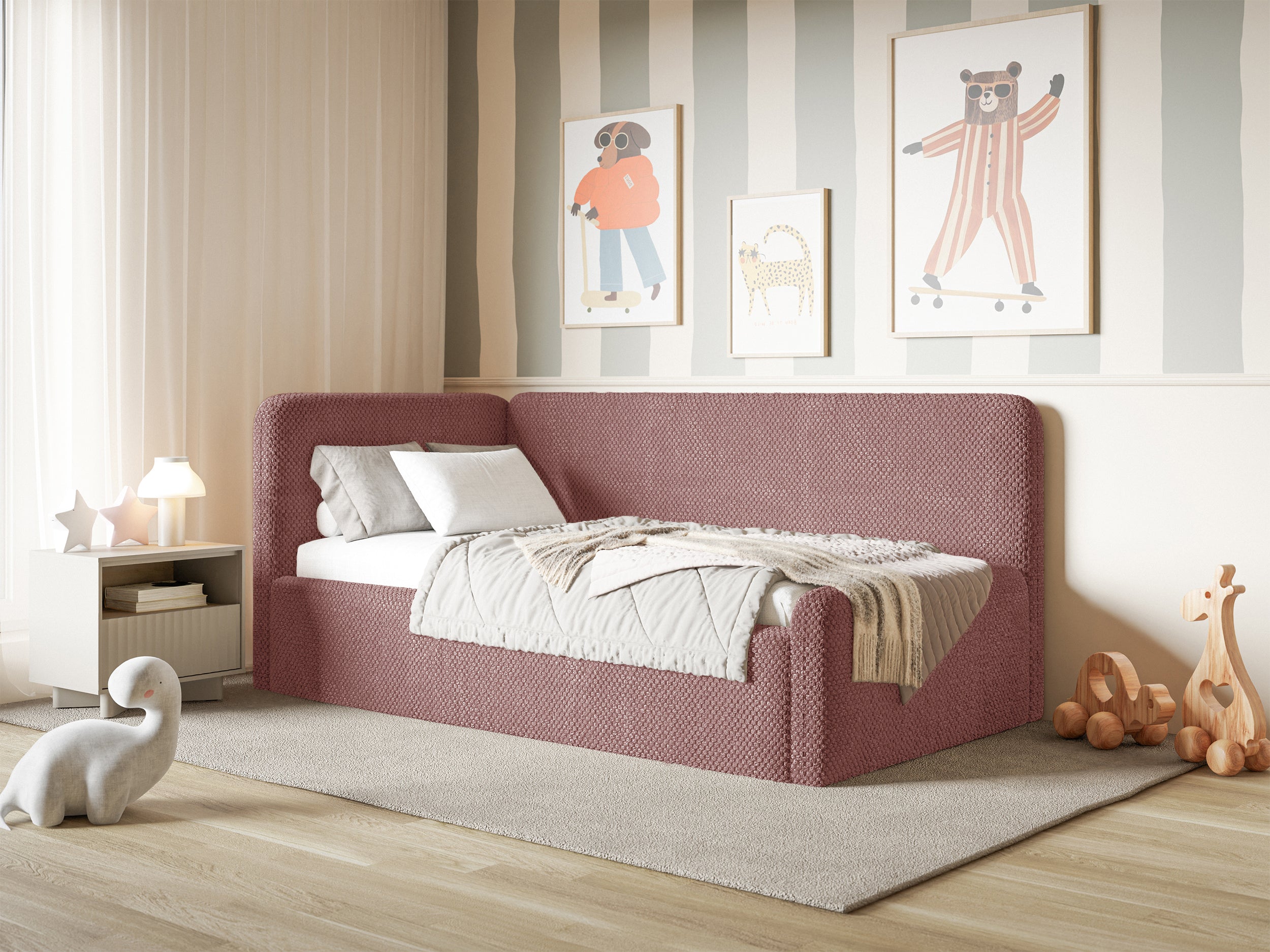 selsey-fanklo-jugendbett-90x200-cm-linksseitig-mit-stauraum-rosa-pl-sch-wasserab image 2