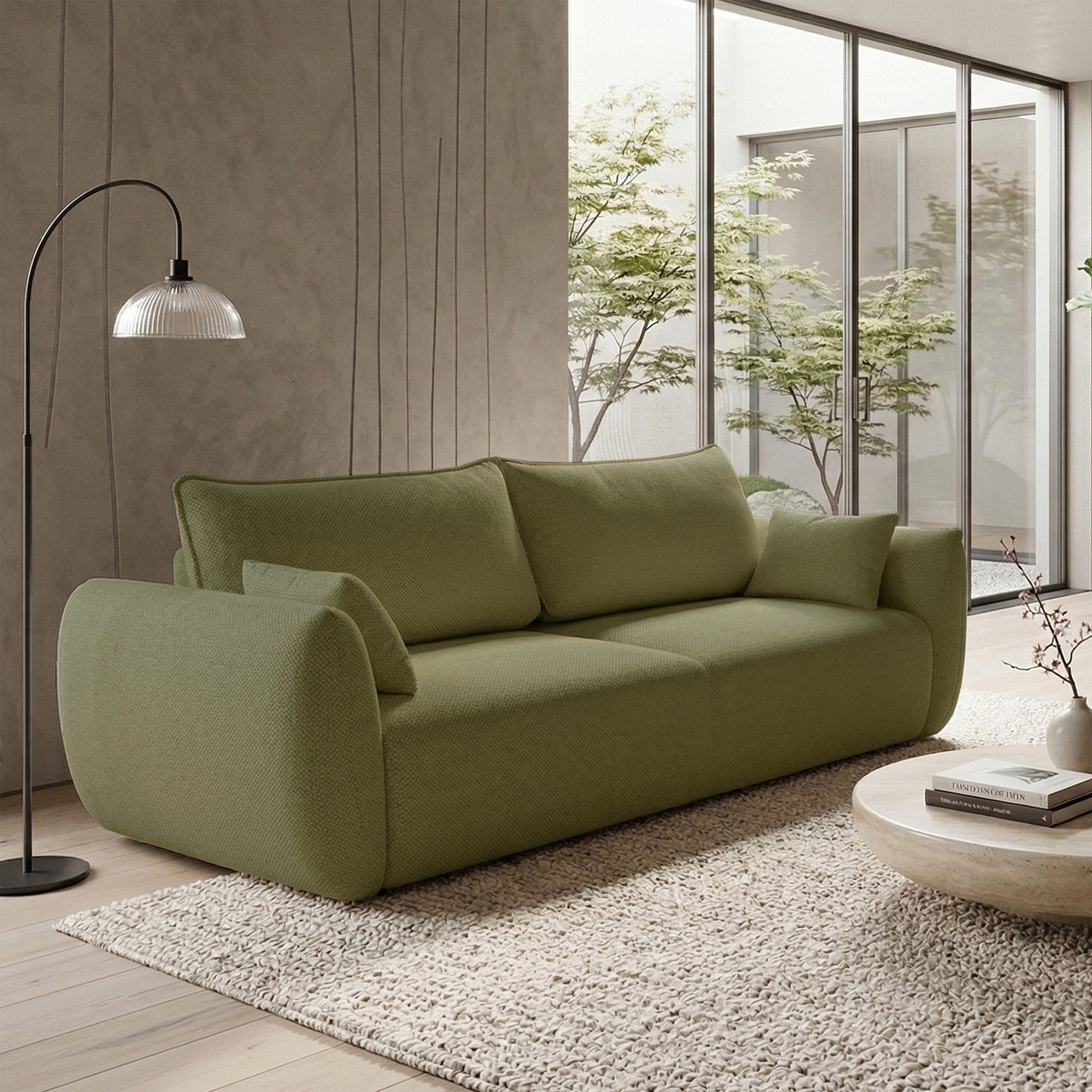 selsey-zordo-dreisitziges-sofa-ausklappbar-olivgr-n-chenille-mit-stauraum image 2