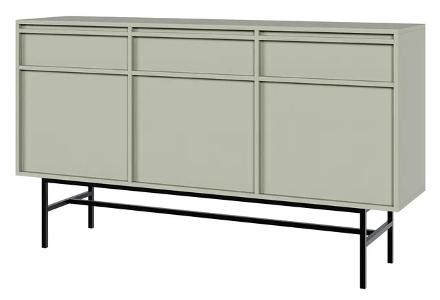 selsey-evo-dreht-r-kommode-154-cm-mit-schubladen-salbeigr-n image 1
