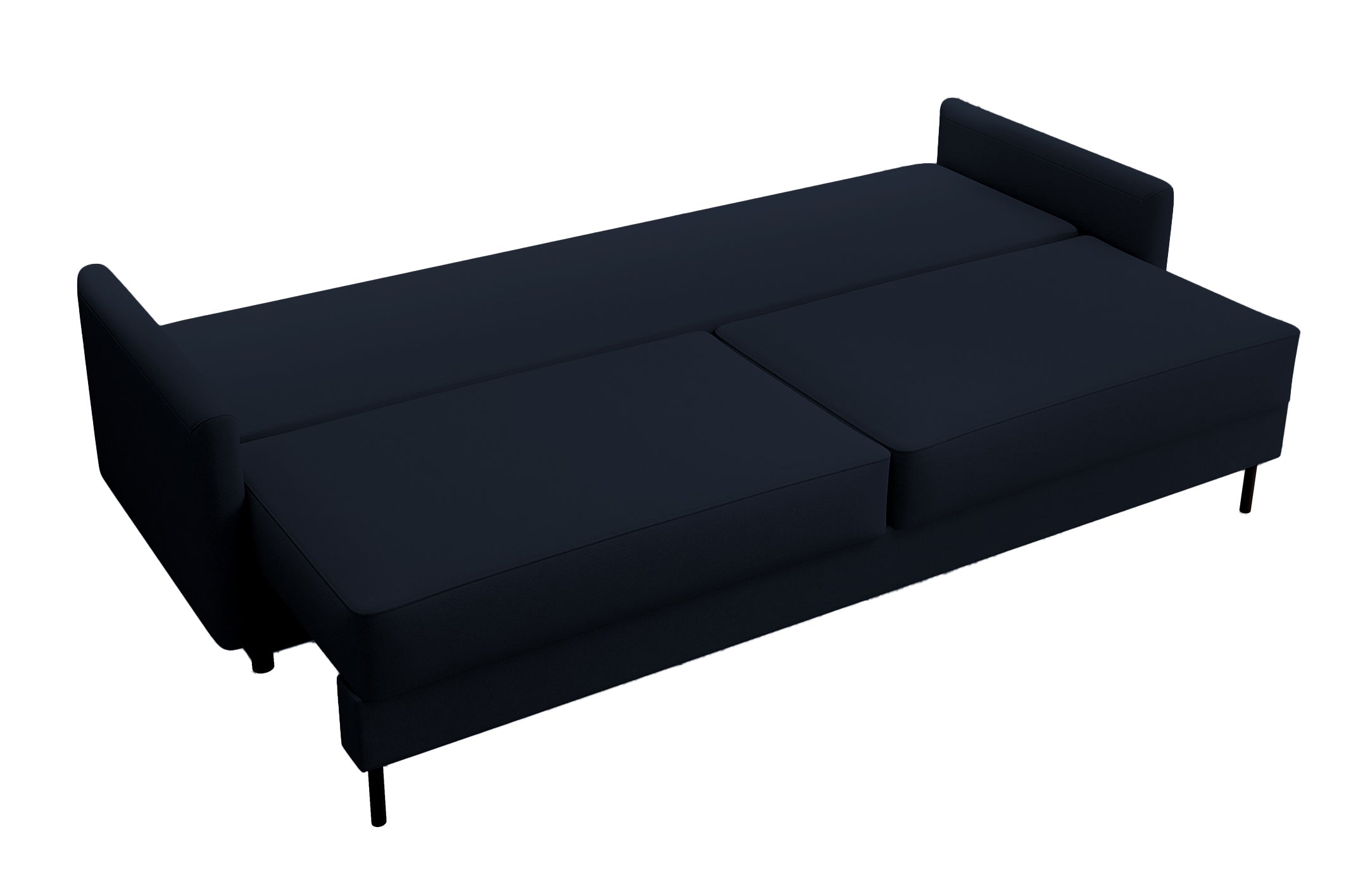selsey-tomonde-3-sitzer-sofa-mit-schlaffunktion-und-stauraum-marineblauer-samtve image 5