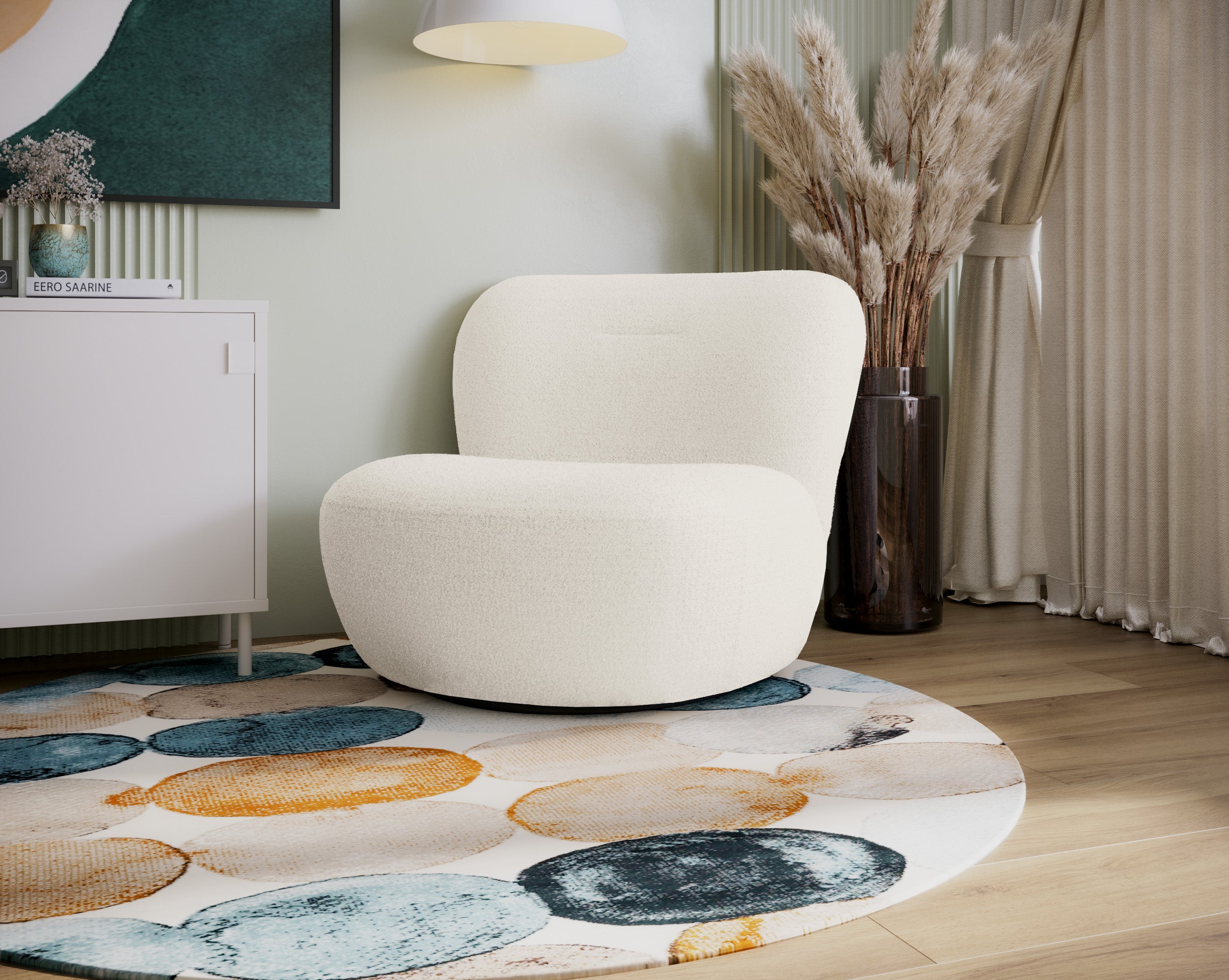 selsey-nicolino-drehstuhl-drehsessel-creme-boucl-360 image 2